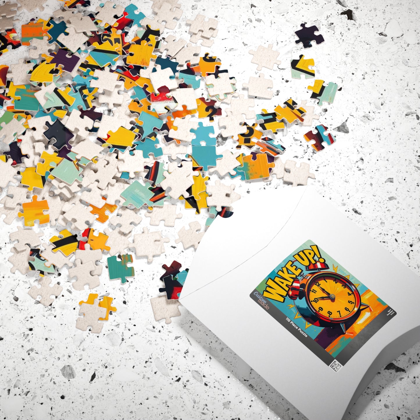 Wake Up! Puzzle, Fun and Bright Pop Art Jigsaw Game for All Ages, Perfect Gift for Adult, Family Game Night Best Home Entertainment Puzzle The Puzzle Chest