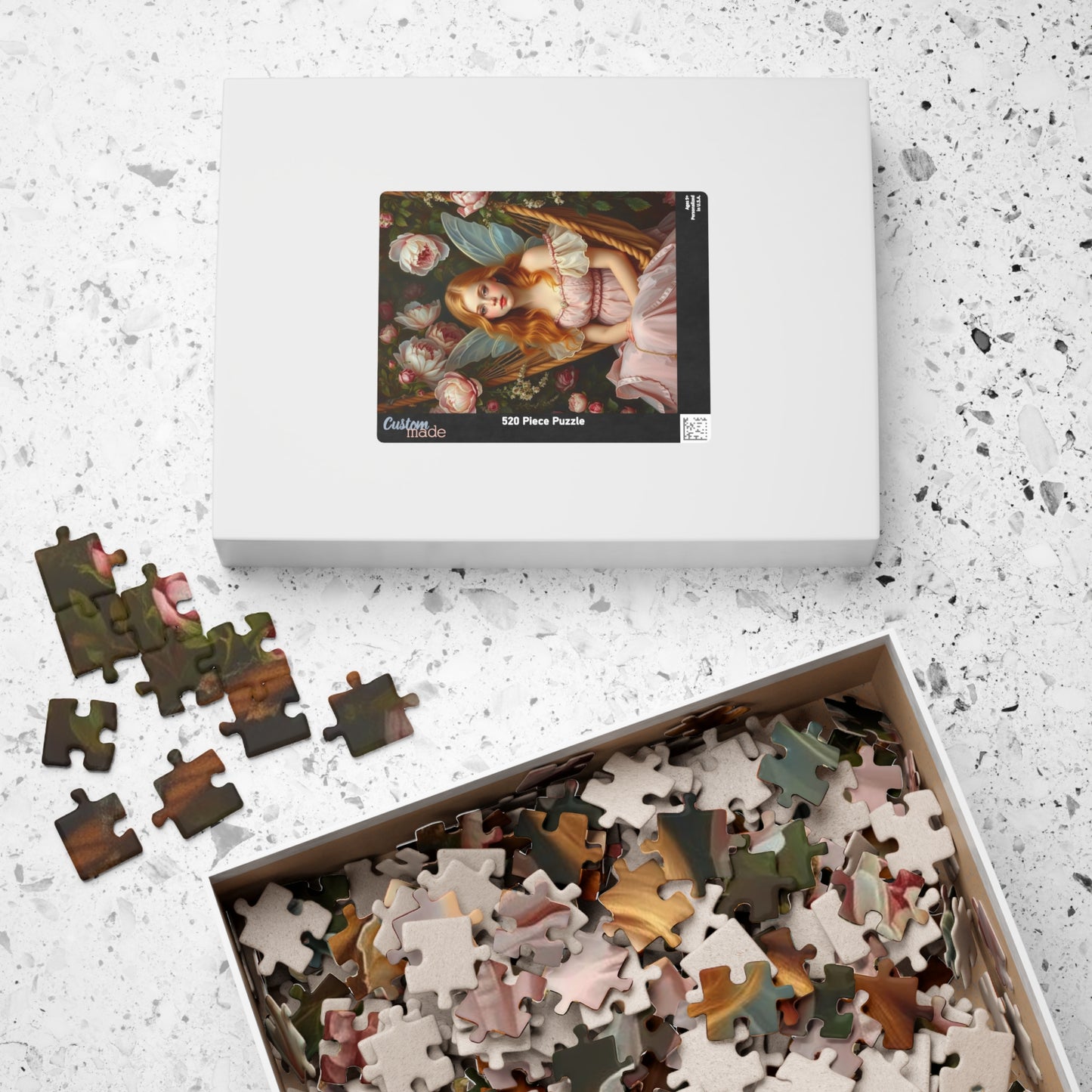 Hammock in Bloom Fairy-Themed Jigsaw Puzzle, Enchanting Artwork Game, Fantasy Gift for Puzzle Lover, Fun Family Solo Activity, Brain Teaser Puzzle The Puzzle Chest