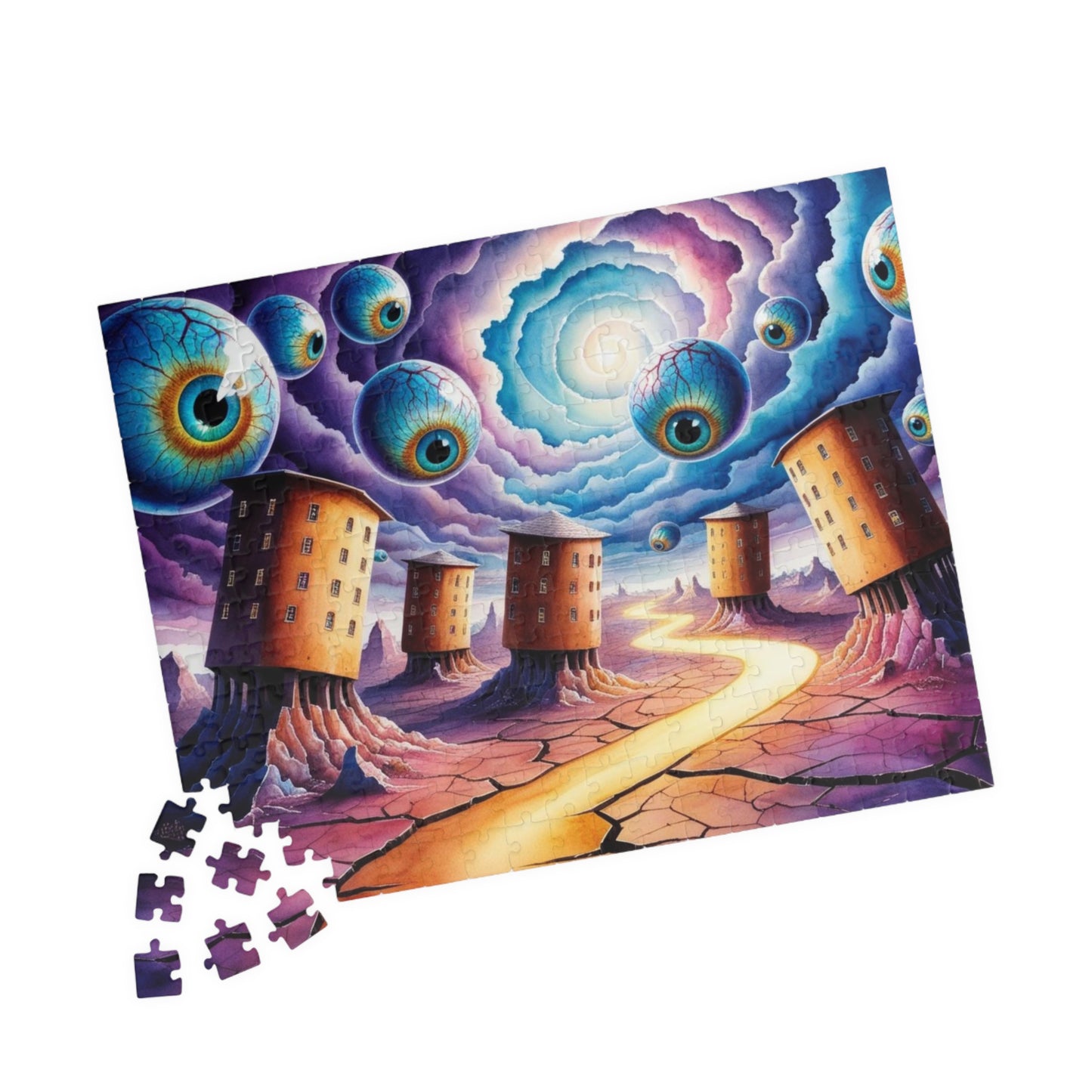 Puzzle, Fantasy Weirdcore Jigsaw for Adults, Surreal Landscape Mind-Bending Game, Interactive Family Activity, Home Entertainment, Hobby Puzzle The Puzzle Chest