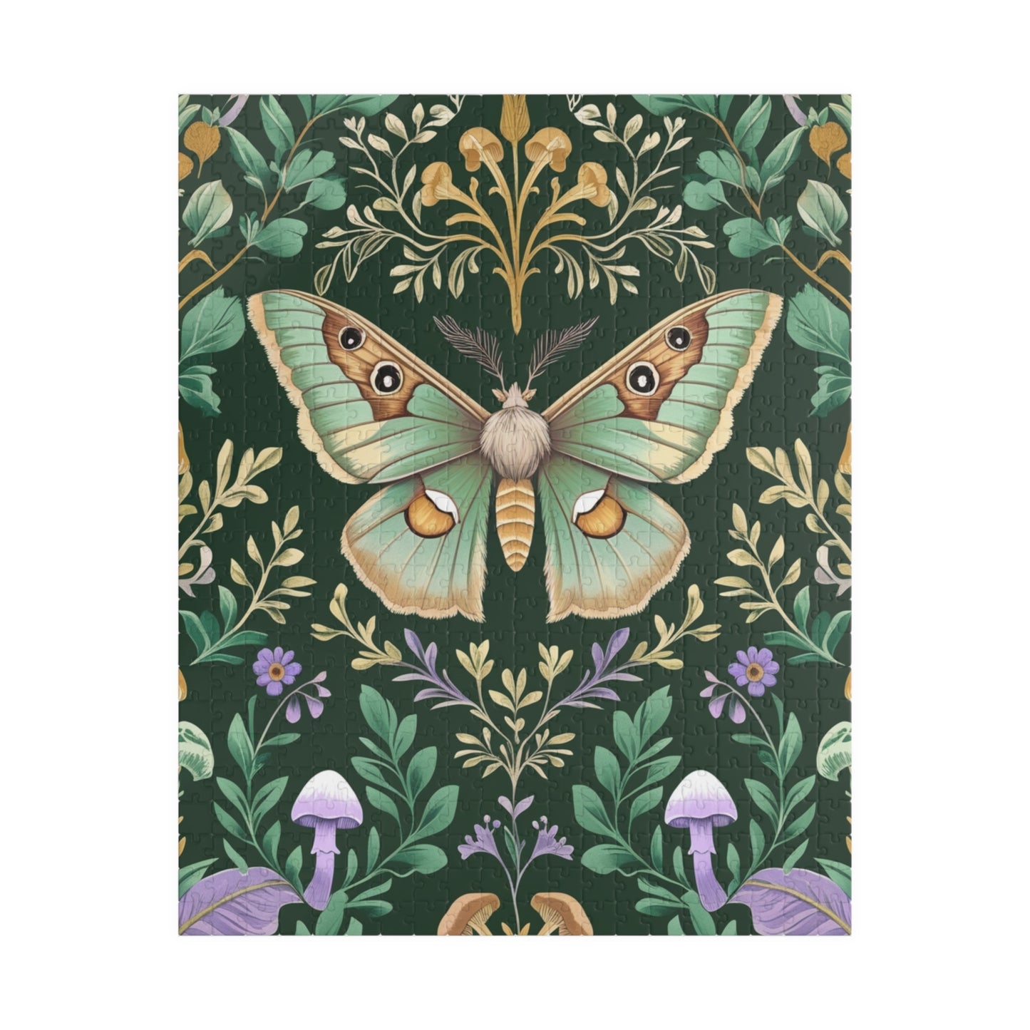 Vintage Butterfly Jigsaw Puzzle, 110-1014 Piece Blossoms and Vines Floral Artwork Jigsaw, Fun Family Activity, Unique Hobby Gift, Relaxing