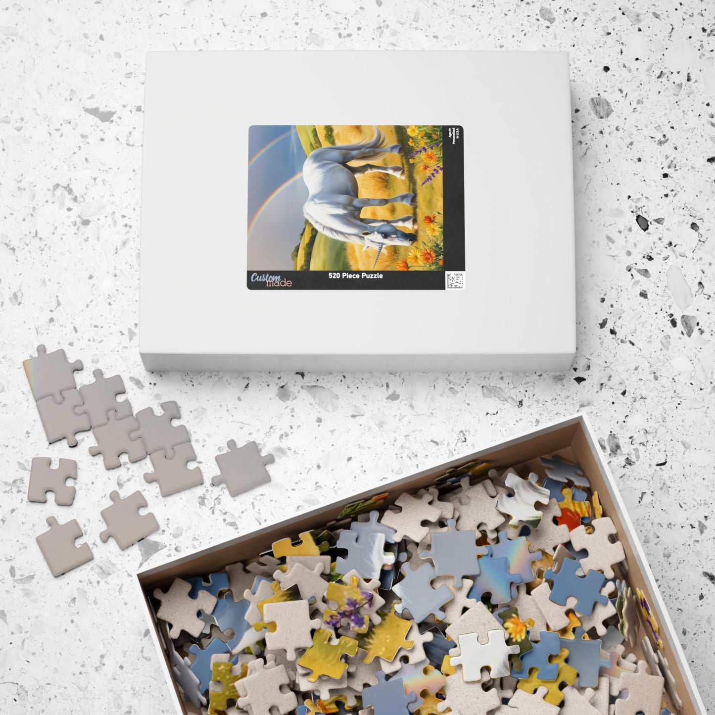 Unicorn Jigsaw Puzzle, Enchanting Mystical Creature 110-1014 Pieces, Perfect Gift for Adults, Fantasy Decor, Family Game Night Puzzle The Puzzle Chest