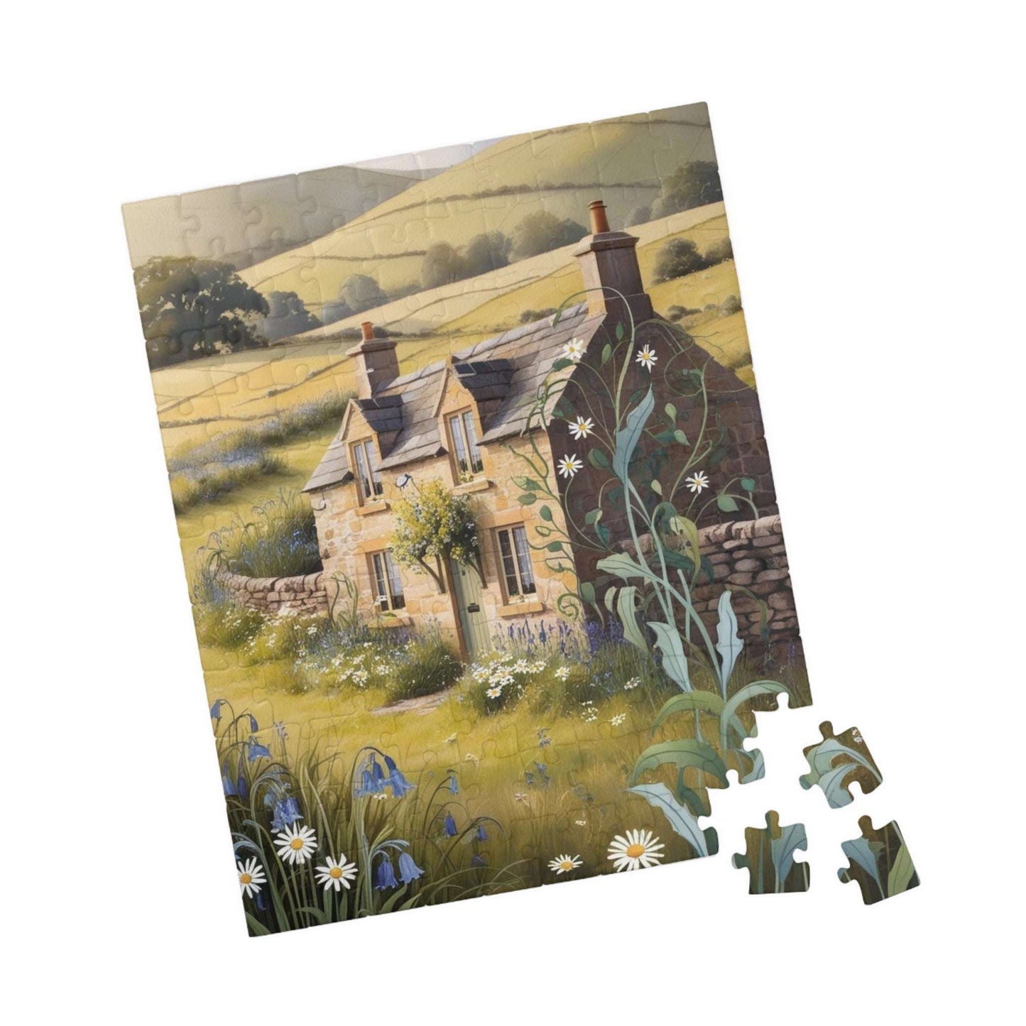 Charming Cottage Jigsaw Puzzle, 110-1014 Piece Relaxing Landscape Game for Adults, Unique Nature Lover Gift, Family Fun, Home Entertainment Puzzle The Puzzle Chest