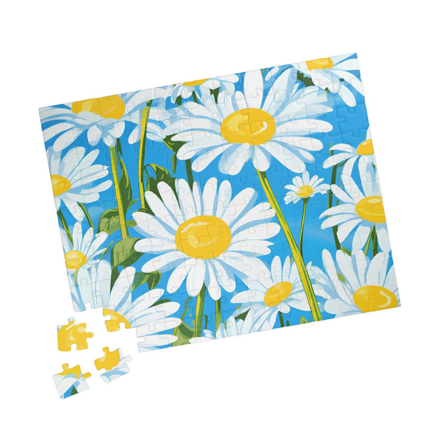 Daisy Delight Jigsaw Puzzle for Adults, Floral Jigsaw for Relaxing Days, Gift for Nature Lovers, Family Game Night, Fun Indoor Activity Puzzle The Puzzle Chest