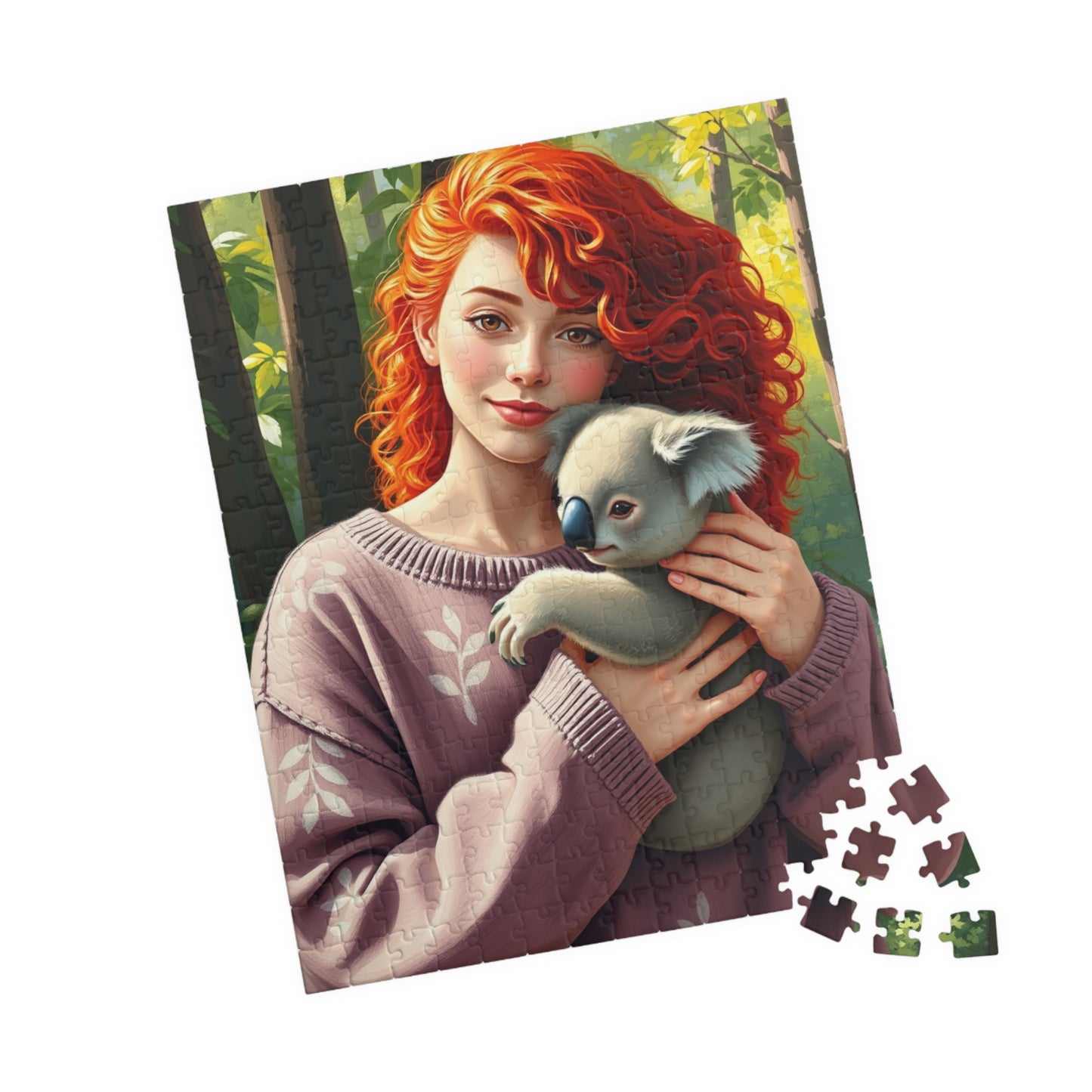 Koala Jigsaw Puzzle, Nature Wildlife Animal Theme Puzzle for Adults, Family Game Night Solo Fun, Gift for Friend, Relaxing Activity Puzzle The Puzzle Chest