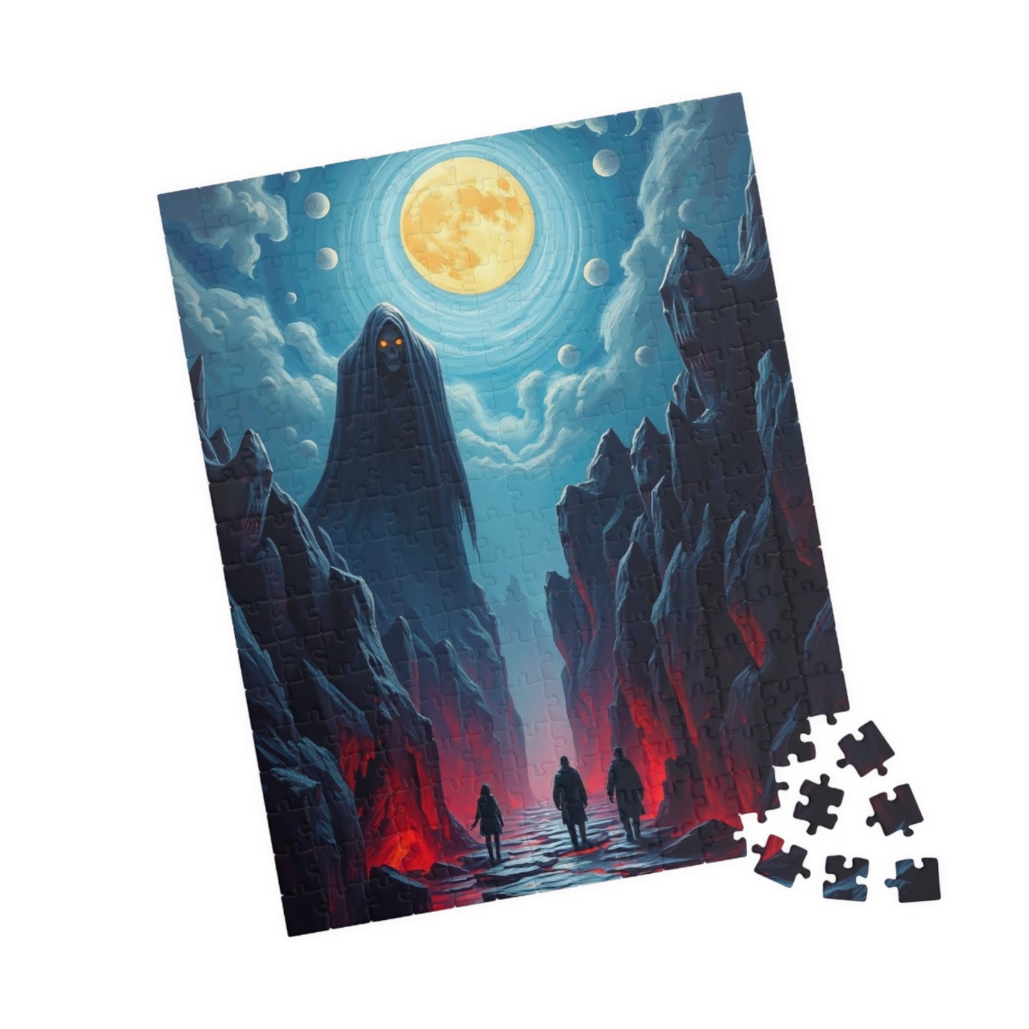 Mystical Moonlight Puzzle, 1014-piece Art Puzzle, Fantasy Scene Game, Unique Gift for Puzzle Lovers, Perfect for Family Nights, Home Decor Puzzle The Puzzle Chest