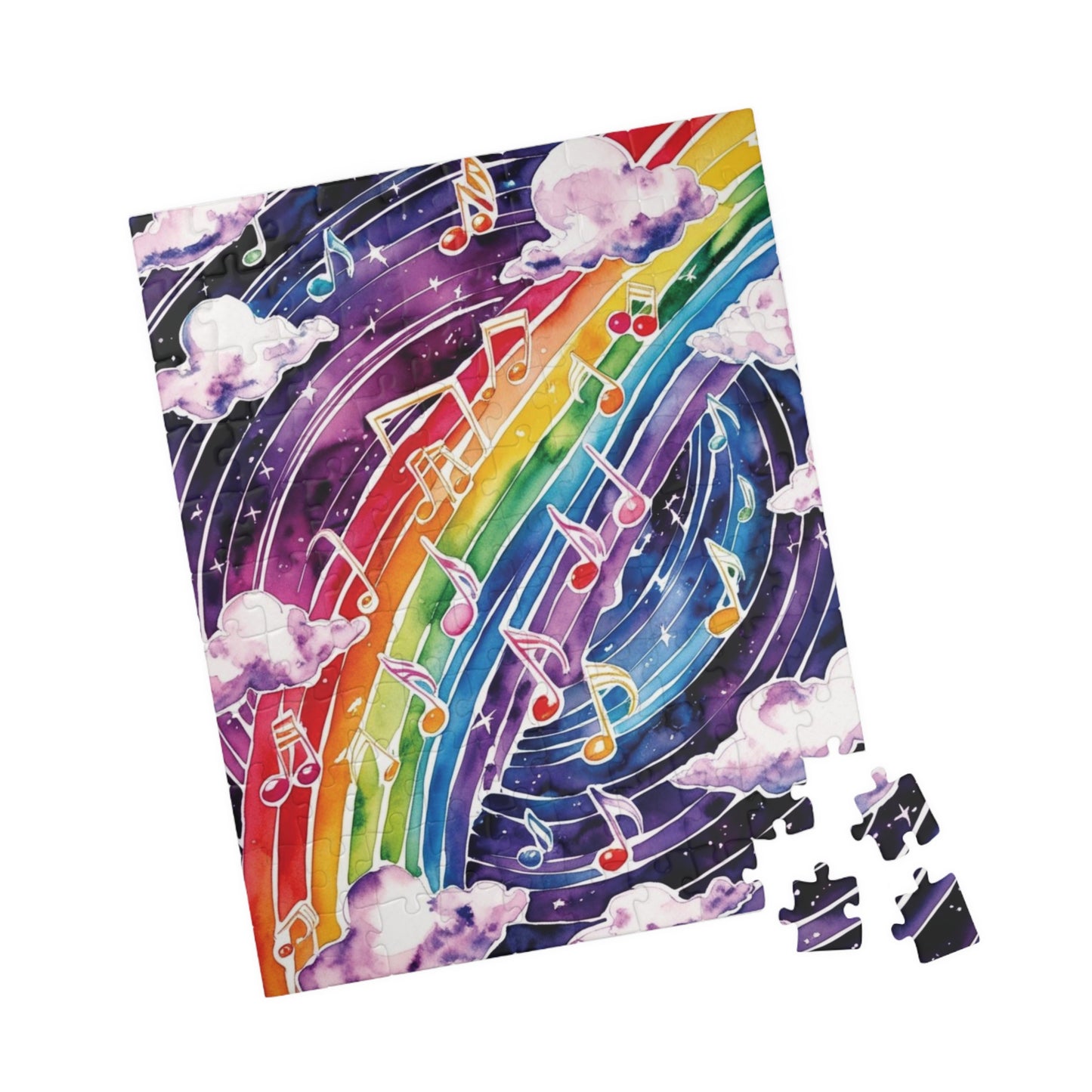Musical Galaxy Puzzle, Music Nebula Trippy Jigsaw, Music Lover Unique Gift Idea, Mindfulness Activity, Relaxing Hobby, Family Entertainment Puzzle The Puzzle Chest