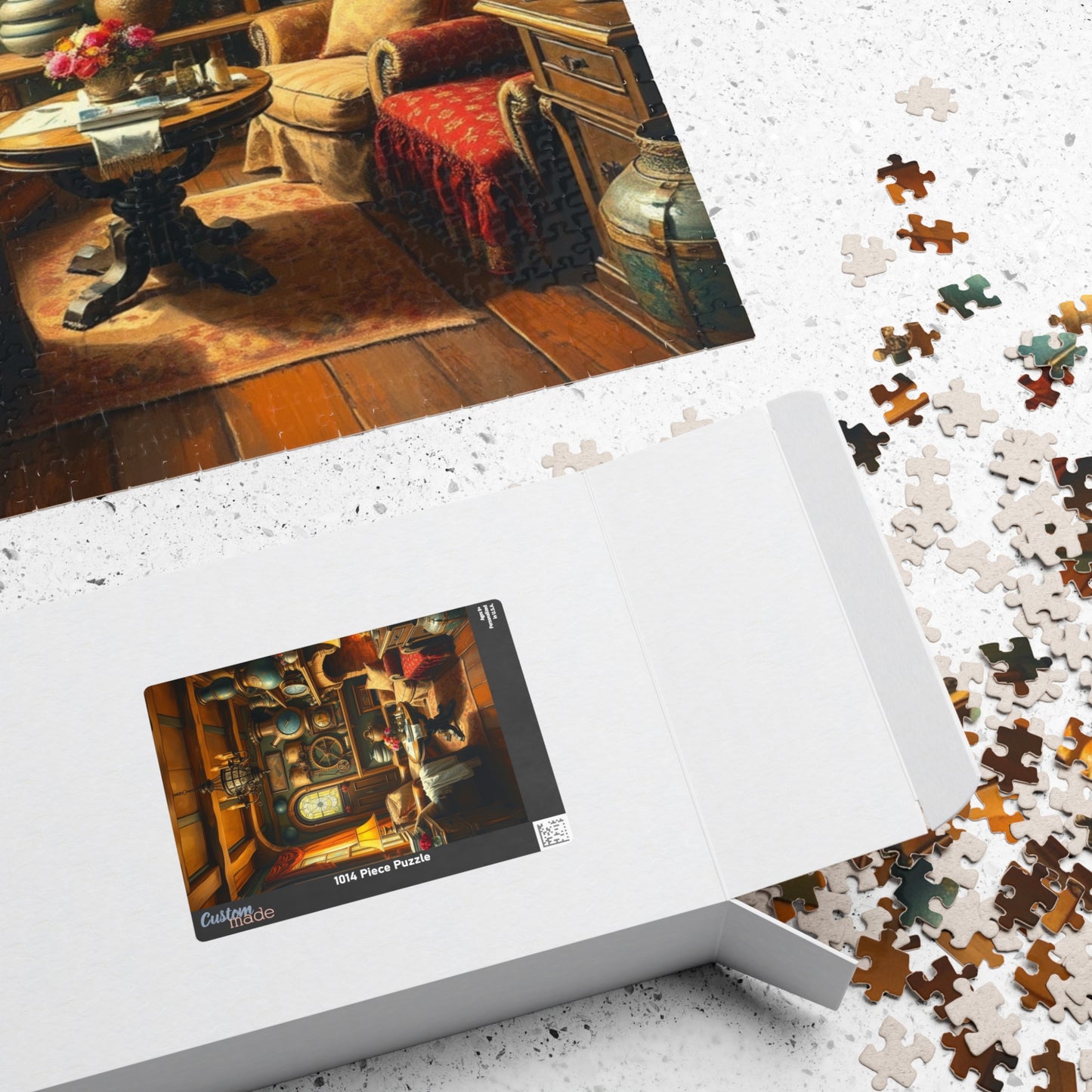 Steampunk Cozy Home Puzzle - 110, 252, 520, 1014-piece, Relaxing Game, Home Decor, Family Activity, Gift for Puzzle Lovers Puzzle The Puzzle Chest
