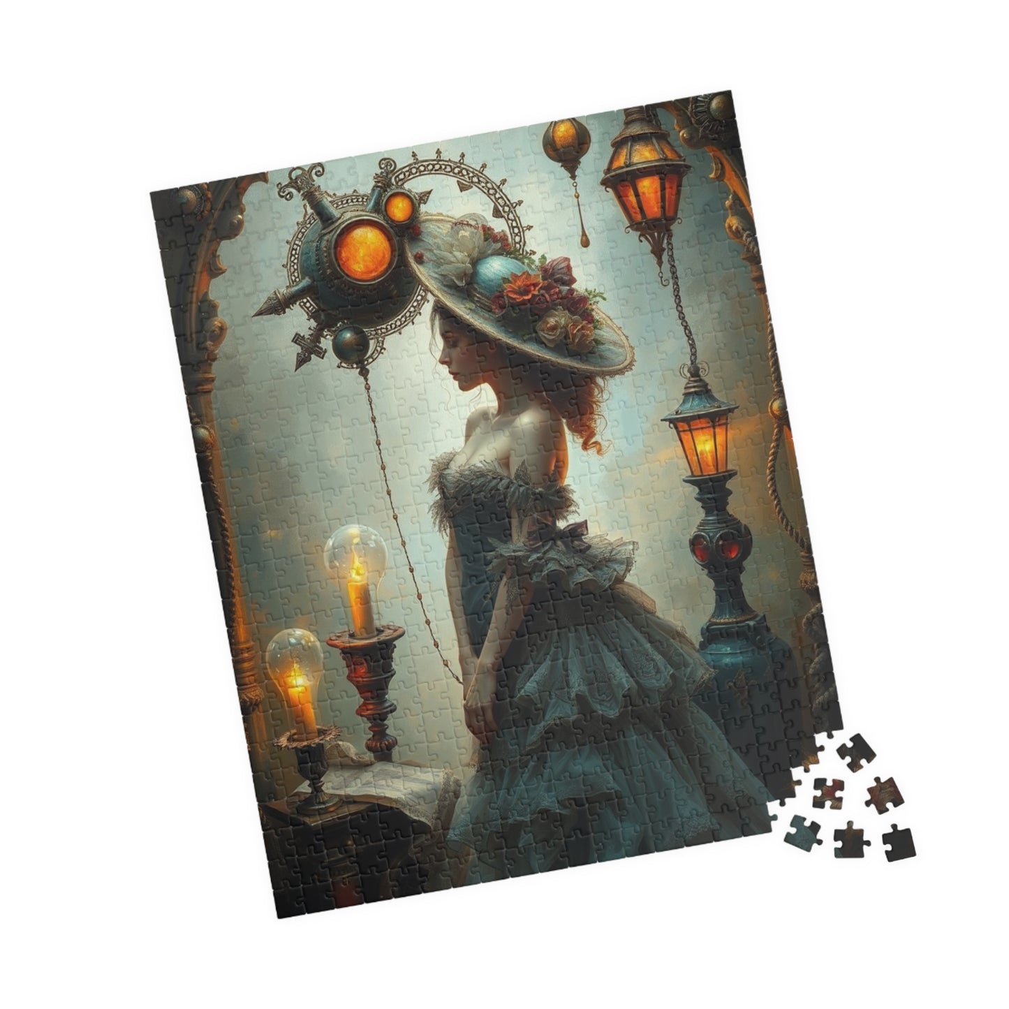 Steampunk Puzzle: Enchanting Design for Puzzle Lovers, Frameable Decor, Gift for Art Lover, Family Game Night Activity, Unique Art Piece Puzzle The Puzzle Chest