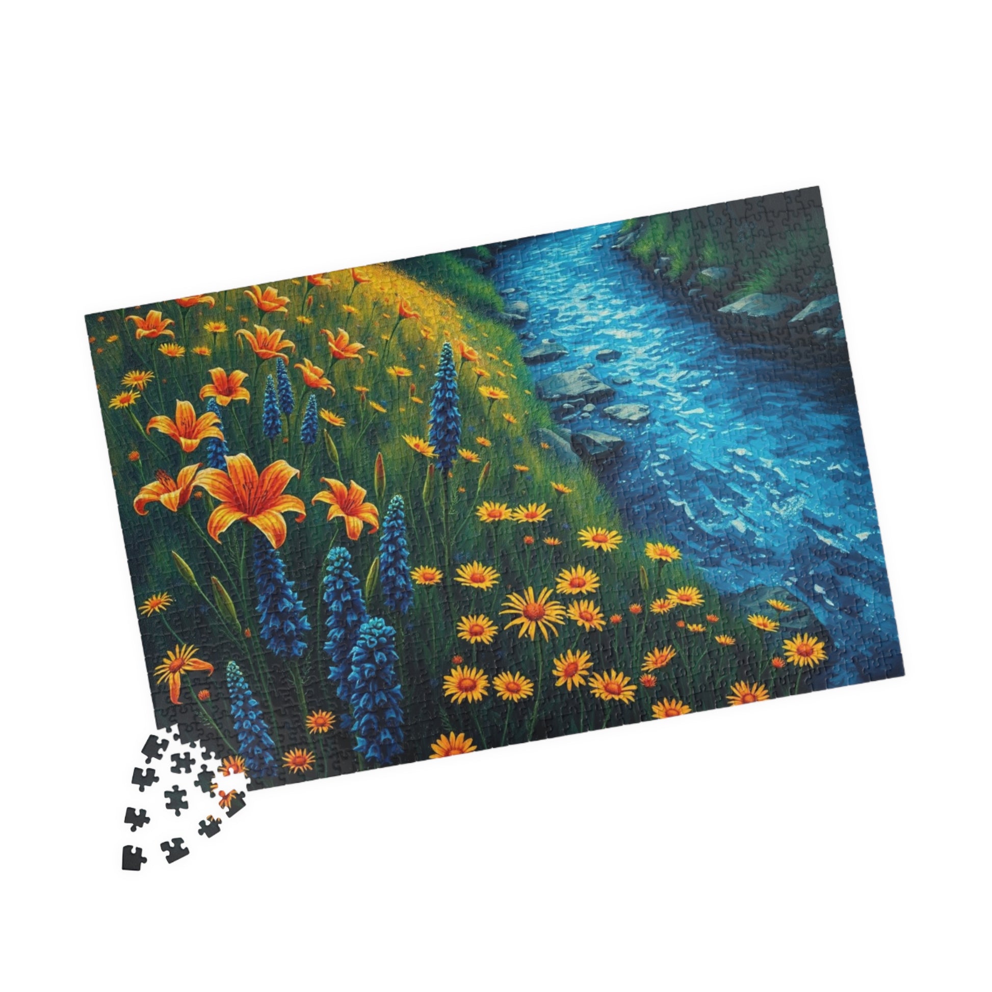 Scenic Nature Puzzle, Landscape Jigsaw Game for Adults, Gift for Friend, Nature Lover Present, Family Fun Indoor Activity, Mindfulness Puzzle The Puzzle Chest