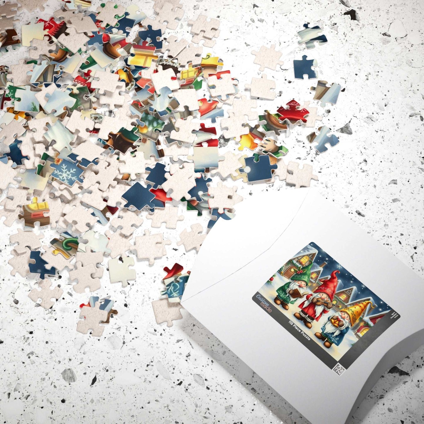 Christmas Gnome Puzzle - Festive Winter Holiday Jigsaw Puzzle Puzzle The Puzzle Chest