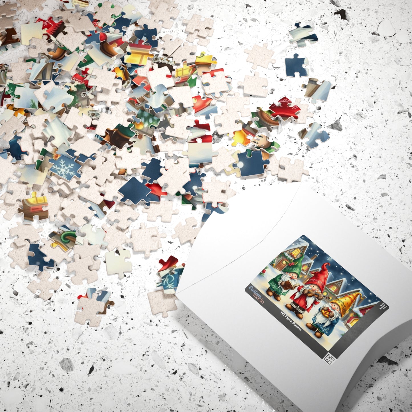 Christmas Gnome Puzzle - Festive Winter Holiday Jigsaw Puzzle Puzzle The Puzzle Chest