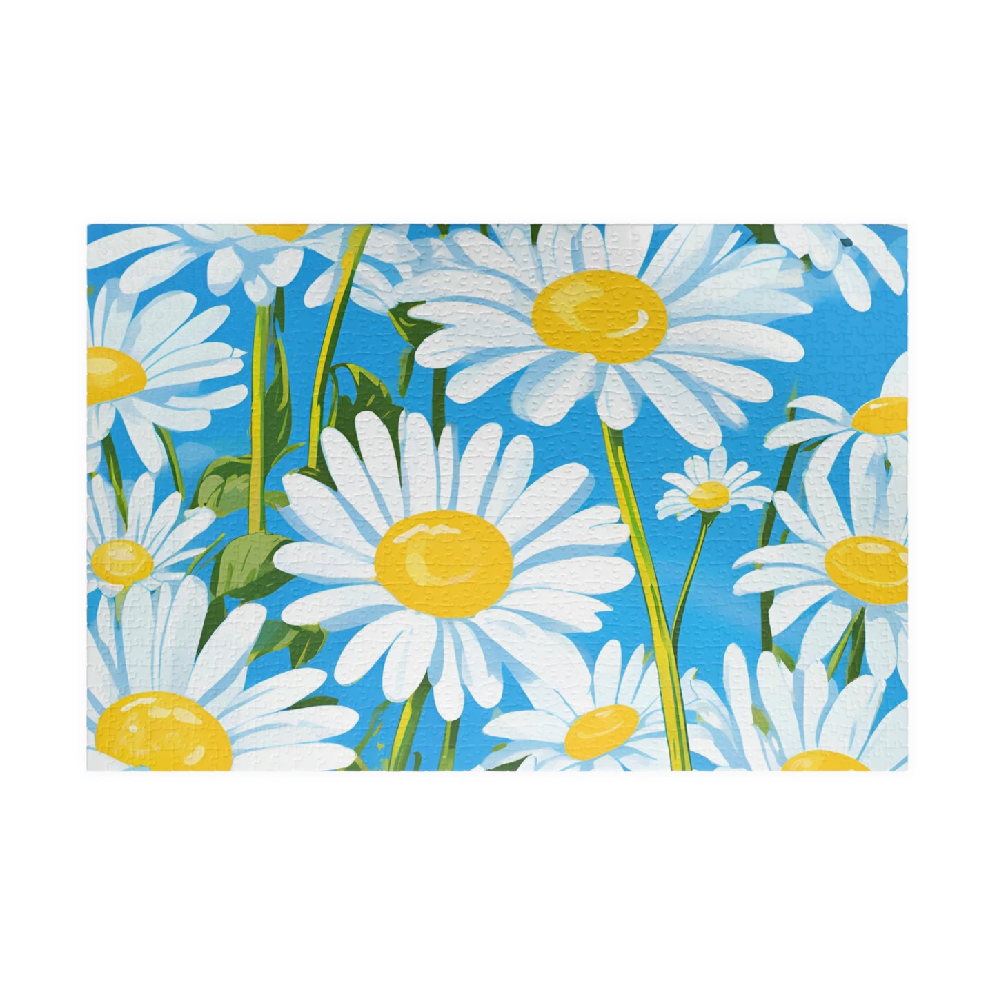 Daisy Delight Jigsaw Puzzle for Adults, Floral Jigsaw for Relaxing Days, Gift for Nature Lovers, Family Game Night, Fun Indoor Activity 1014 pcs (Horizontal) Puzzle The Puzzle Chest