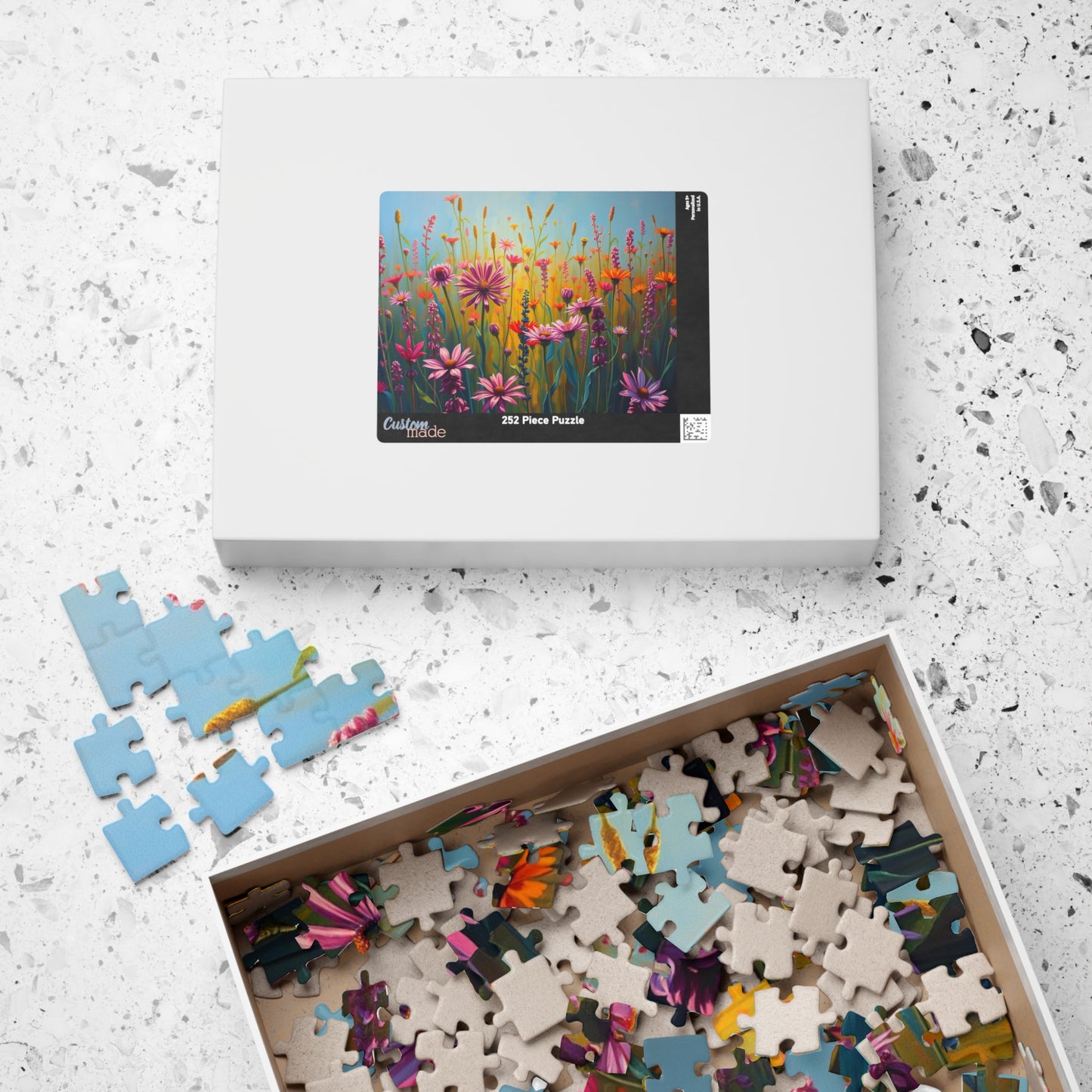 Floral Jigsaw Puzzle | Springtime Botanical Puzzle for Adults | Nature Lovers Gift, Family or Solo Fun, Mindfulness Activity, Game Night Puzzle The Puzzle Chest