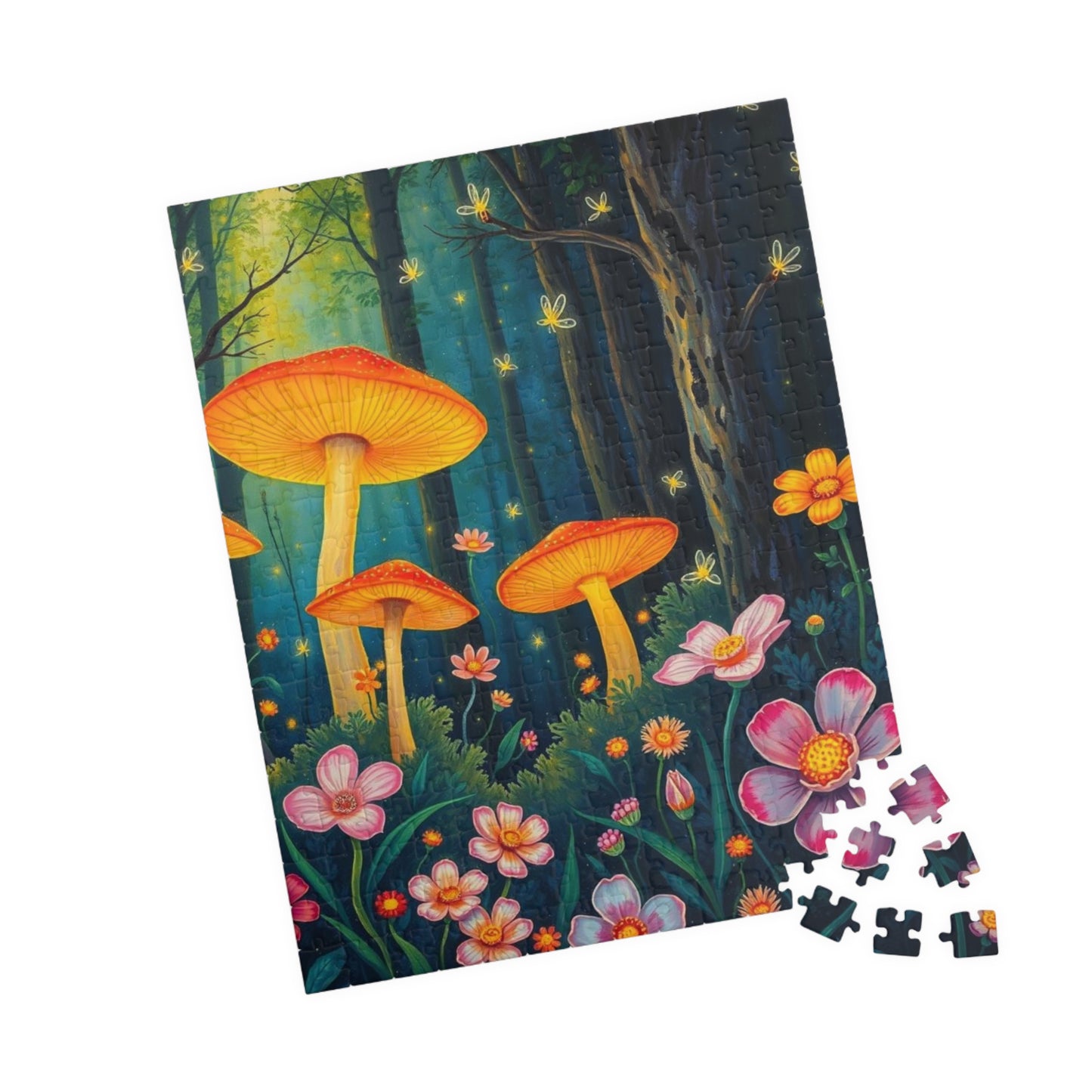Mushroom Forest Puzzle, Nature-Themed Jigsaw Game, 110-1014 Piece Family or Solo Fun, Holiday Birthday Gift for Nature Lover, Friend Puzzle The Puzzle Chest