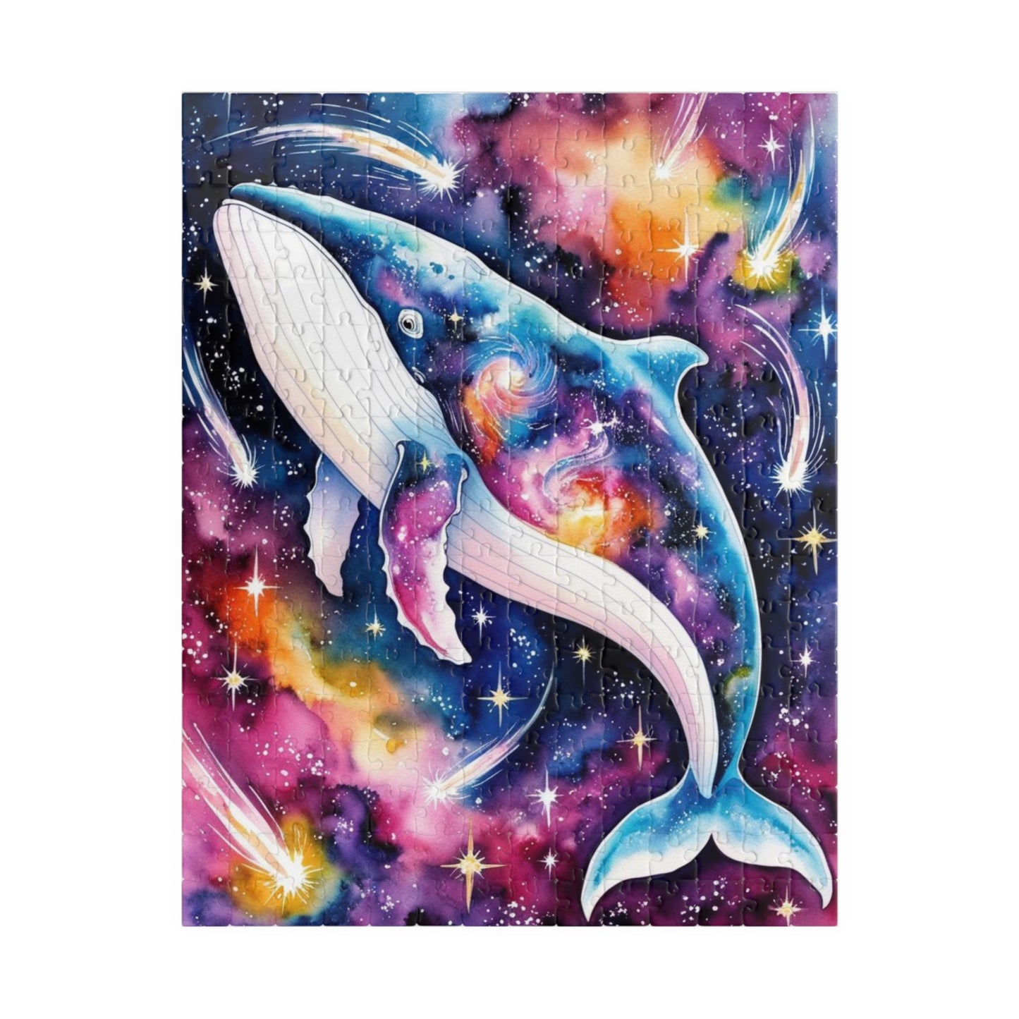 Space Animal Puzzle, Cosmic Whale Jigsaw, Starry Nebulae Game, Galaxy Puzzle Gift, Astronomical Fun Family Entertainment, Puzzle Enthusiasts 252 pcs (Vertical) Puzzle The Puzzle Chest