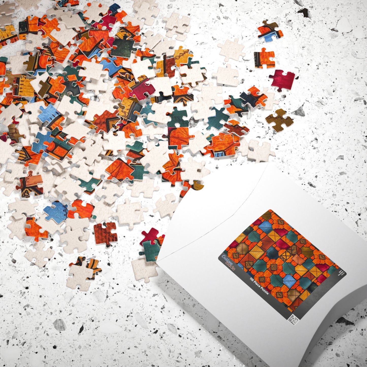 Colorful Geometric Puzzle - Modern Art Jigsaw Game Puzzle The Puzzle Chest