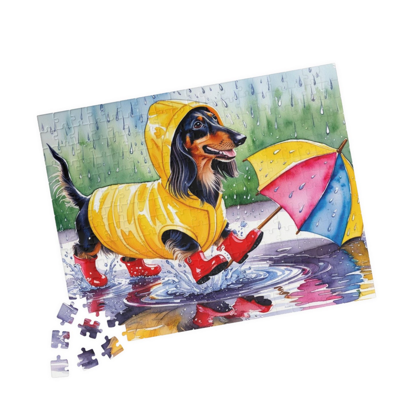 Dachshund Jigsaw Puzzle for Adults, 110/252/520/1014-Piece, Perfect for Dog Lovers, Family Fun, Gifts, Rainy Day Play, Pet-Themed Decor Puzzle The Puzzle Chest