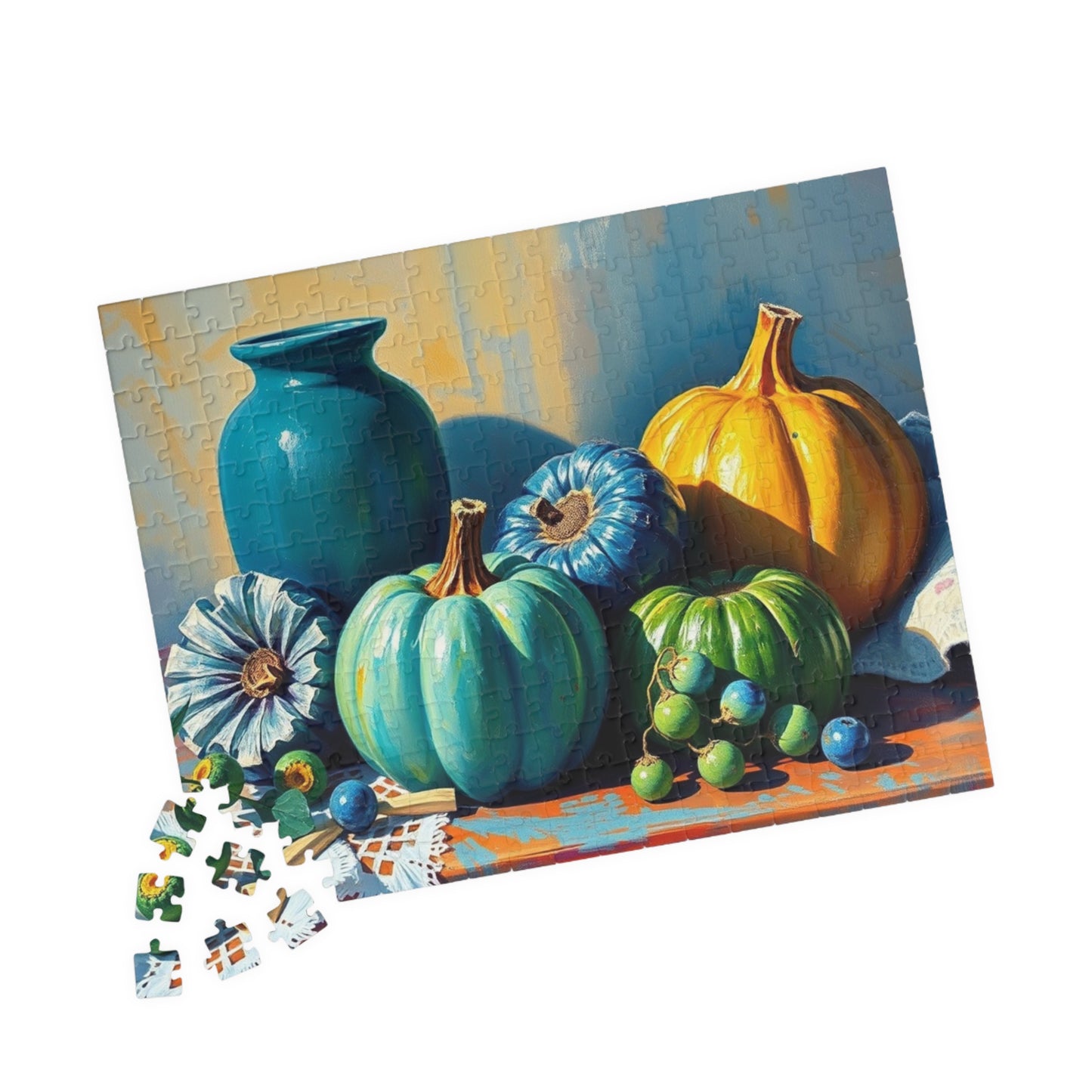 Autumn Harvest Jigsaw Puzzle, Fall Vintage Still Life Jigsaw Game, Family Activity, Home Cozy Nights, Thanksgiving Gift Ideas, Seasonal Fun Puzzle The Puzzle Chest