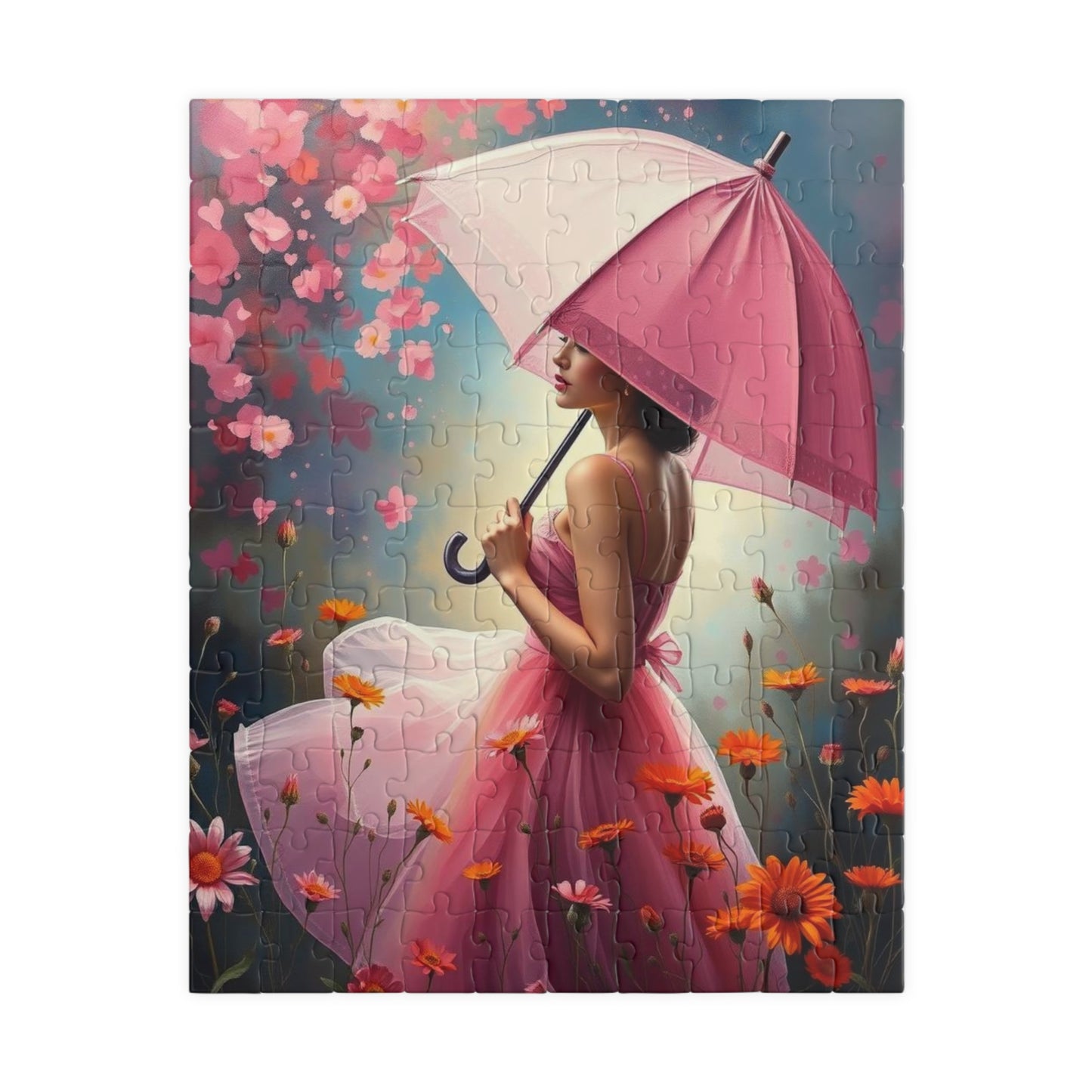 Waltz Through Wildflowers Jigsaw Puzzle - 110, 252, 520, 1014-piece, Adult Holiday Birthday Gift for Art Lovers, Family Activity, Indoor Fun 110 pcs (Vertical) Puzzle The Puzzle Chest
