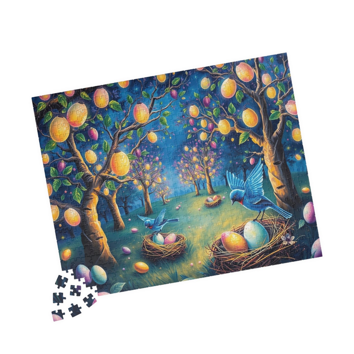 Springtime Nesting Birds Puzzle, Easter Theme Jigsaw Game for Adult Puzzle Lovers, Family Activity, Birthday Holiday Gift for Friends Puzzle The Puzzle Chest