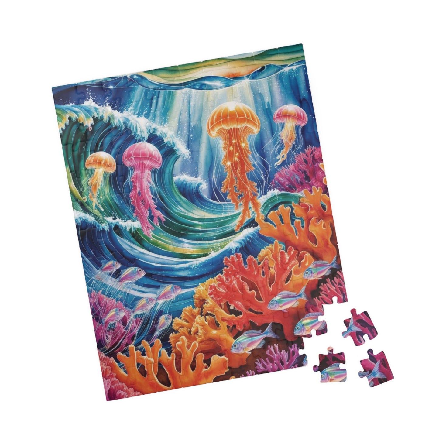 Trippy Ocean Jigsaw Puzzle, Surreal Underwater World 110 252 520 1014-Piece Artwork, Home Decor, Relaxing Family Activity, Puzzle Lover Gift Puzzle The Puzzle Chest
