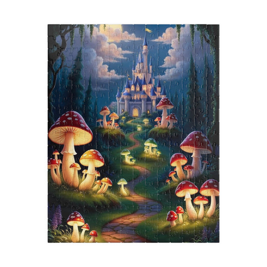 Fantasy Mushroom Castle Puzzle, Enchanting 110-1014 pieces, Perfect for Family Game Night, Ideal Gift for Puzzle Lovers 252 pcs (Vertical) Puzzle The Puzzle Chest
