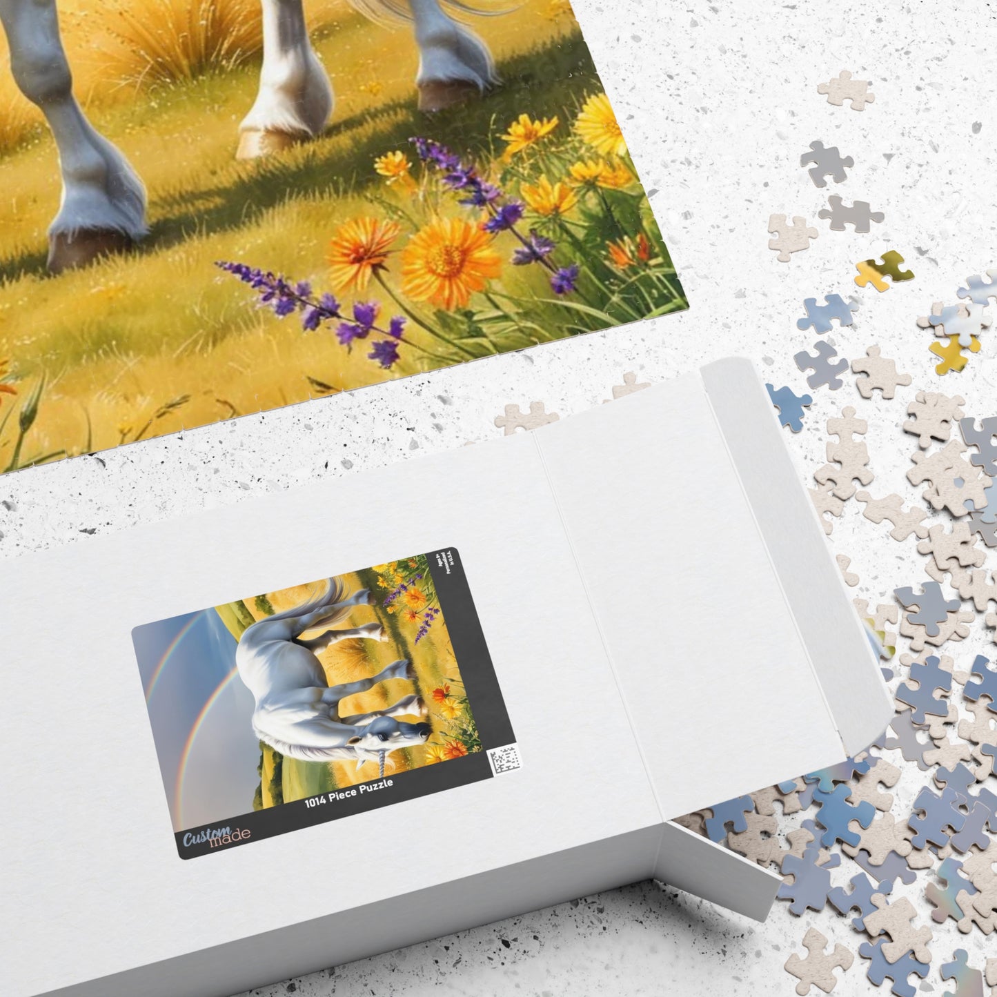 Unicorn Jigsaw Puzzle, Enchanting Mystical Creature 110-1014 Pieces, Perfect Gift for Adults, Fantasy Decor, Family Game Night Puzzle The Puzzle Chest