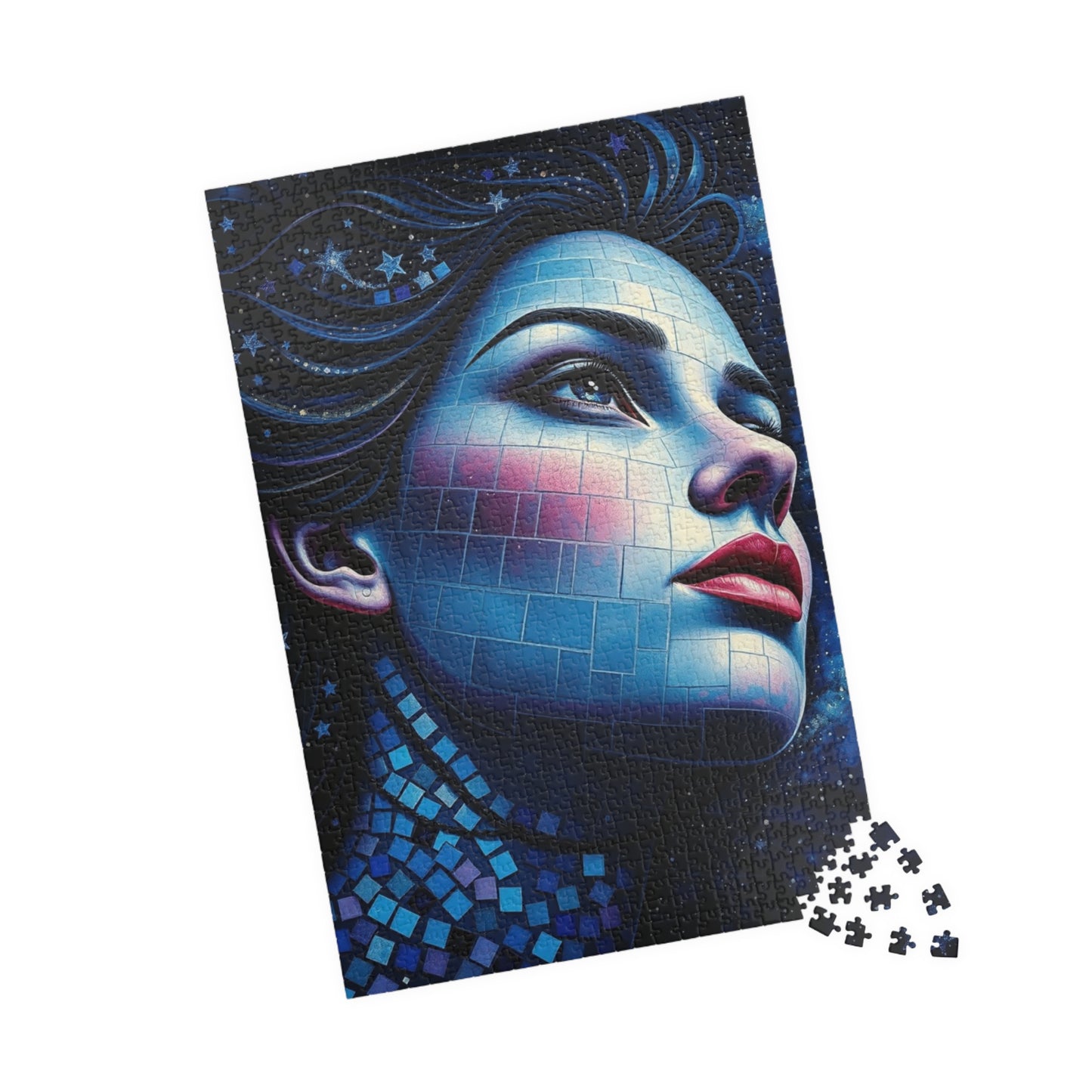Mystical Woman Mosaic Jigsaw Puzzle, 110-1014 Pieces, Unique Puzzle Artwork, Perfect Gift for Art Lovers, Relaxation, Family Game Night Puzzle The Puzzle Chest