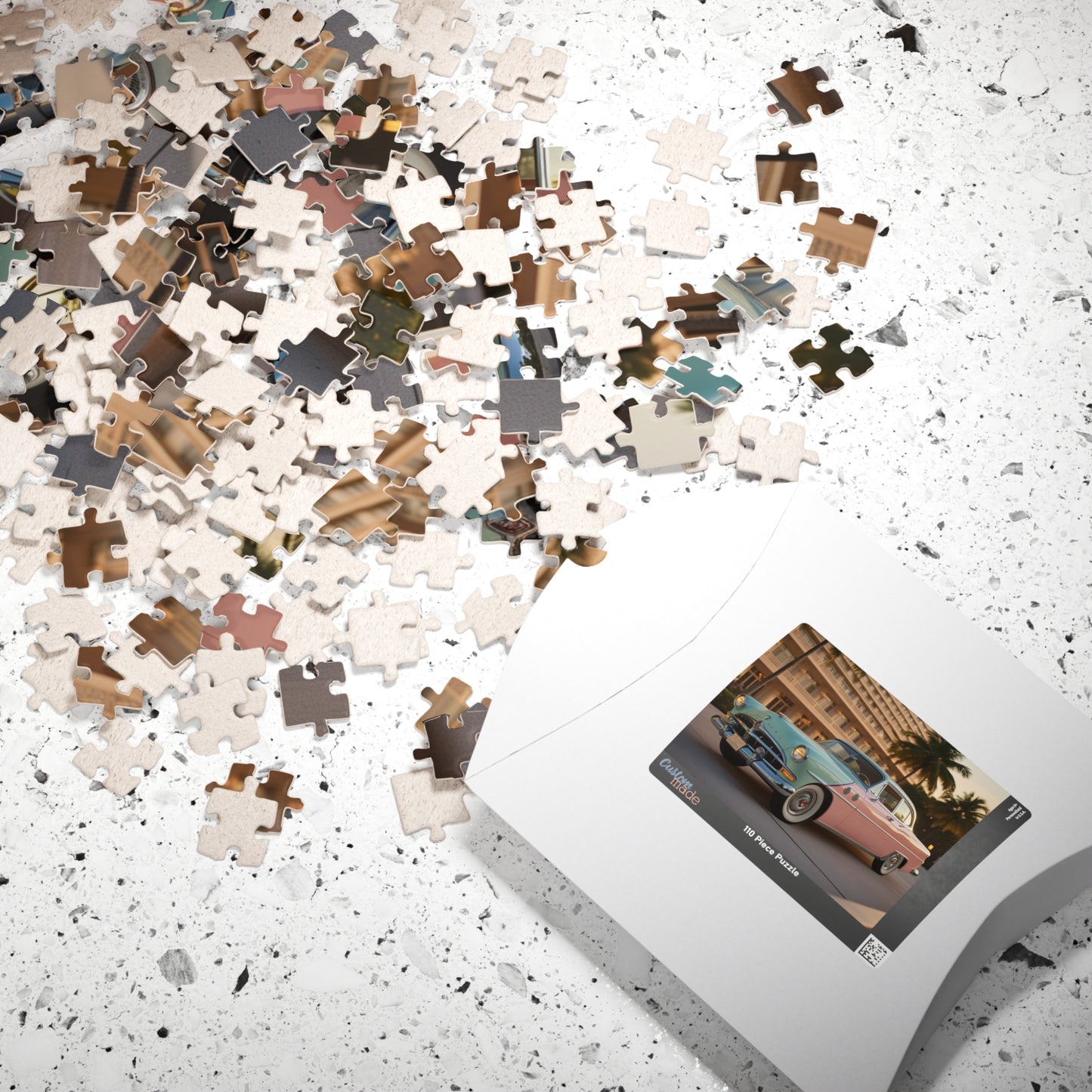 Vintage Car Puzzle - Classic 1956 Packard Caribbean, Nostalgic Jigsaw Game Puzzle The Puzzle Chest