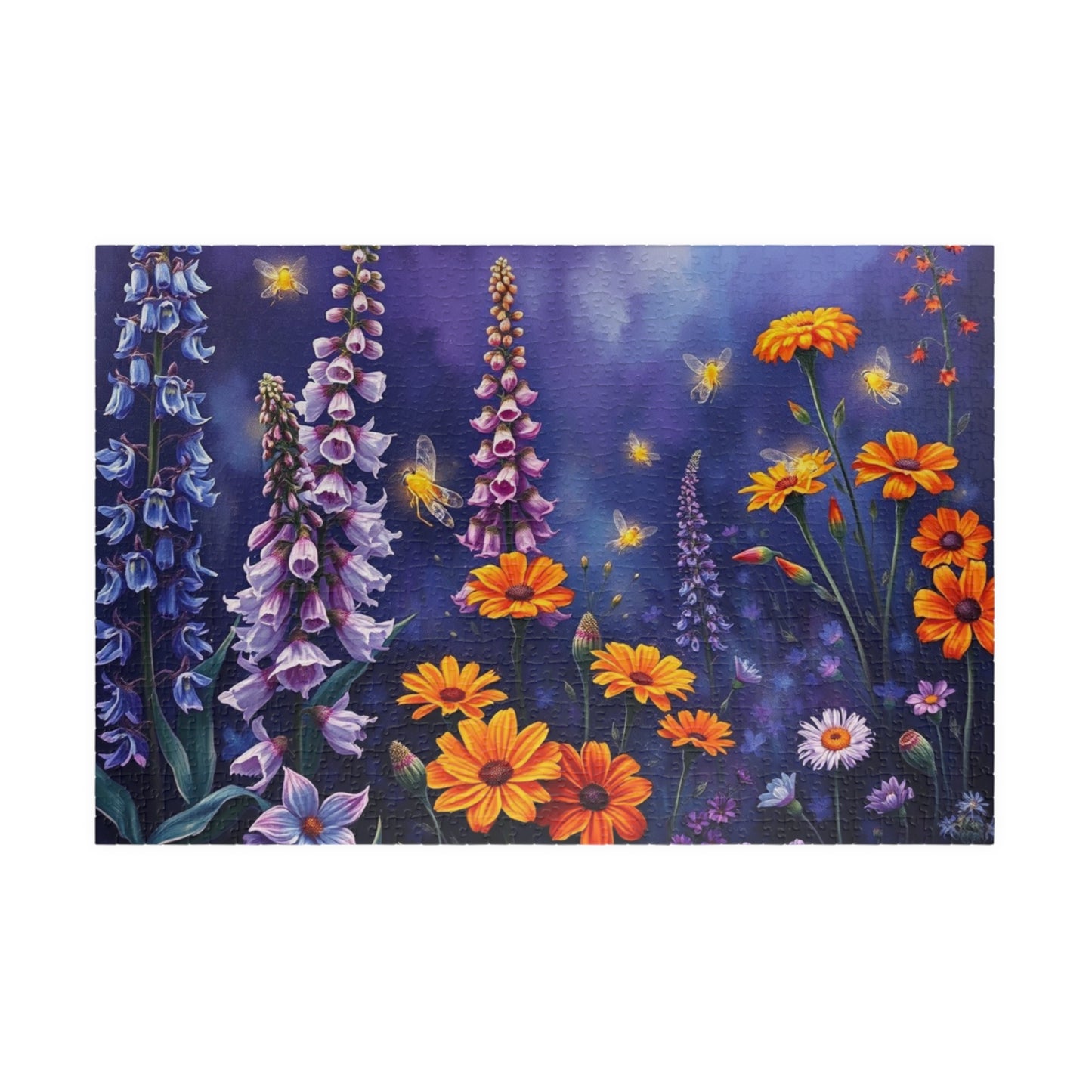 Floral Dreamscape Puzzle: 110-1014 Piece Flower Adult Jigsaw Game, Nature Lovers Gift, Fun Family Game Night, Solo Entertainment, Mindful 1014 pcs (Horizontal) Puzzle The Puzzle Chest