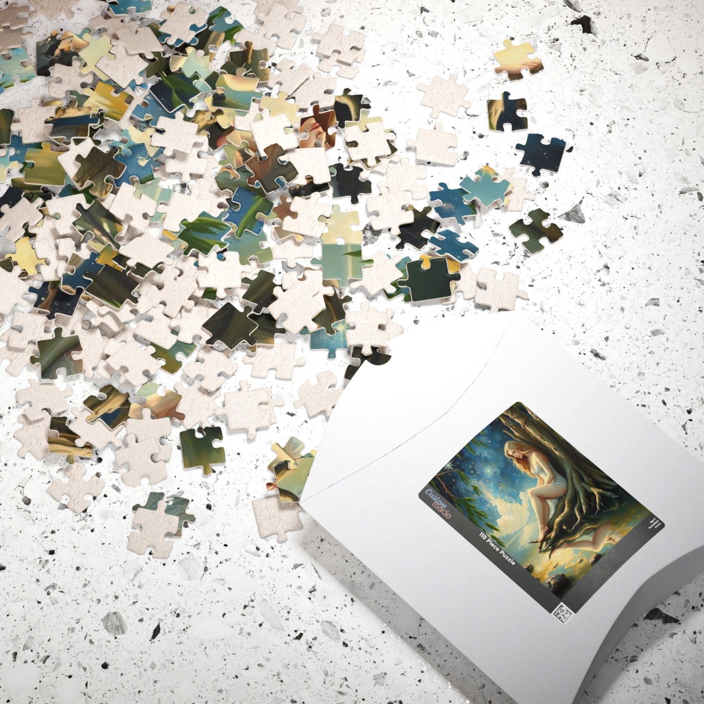River Nymph Jigsaw Puzzle, Starlit Night and Otherworldly Beauty, 110-1014 Piece, Fantasy Art Gift Puzzle The Puzzle Chest