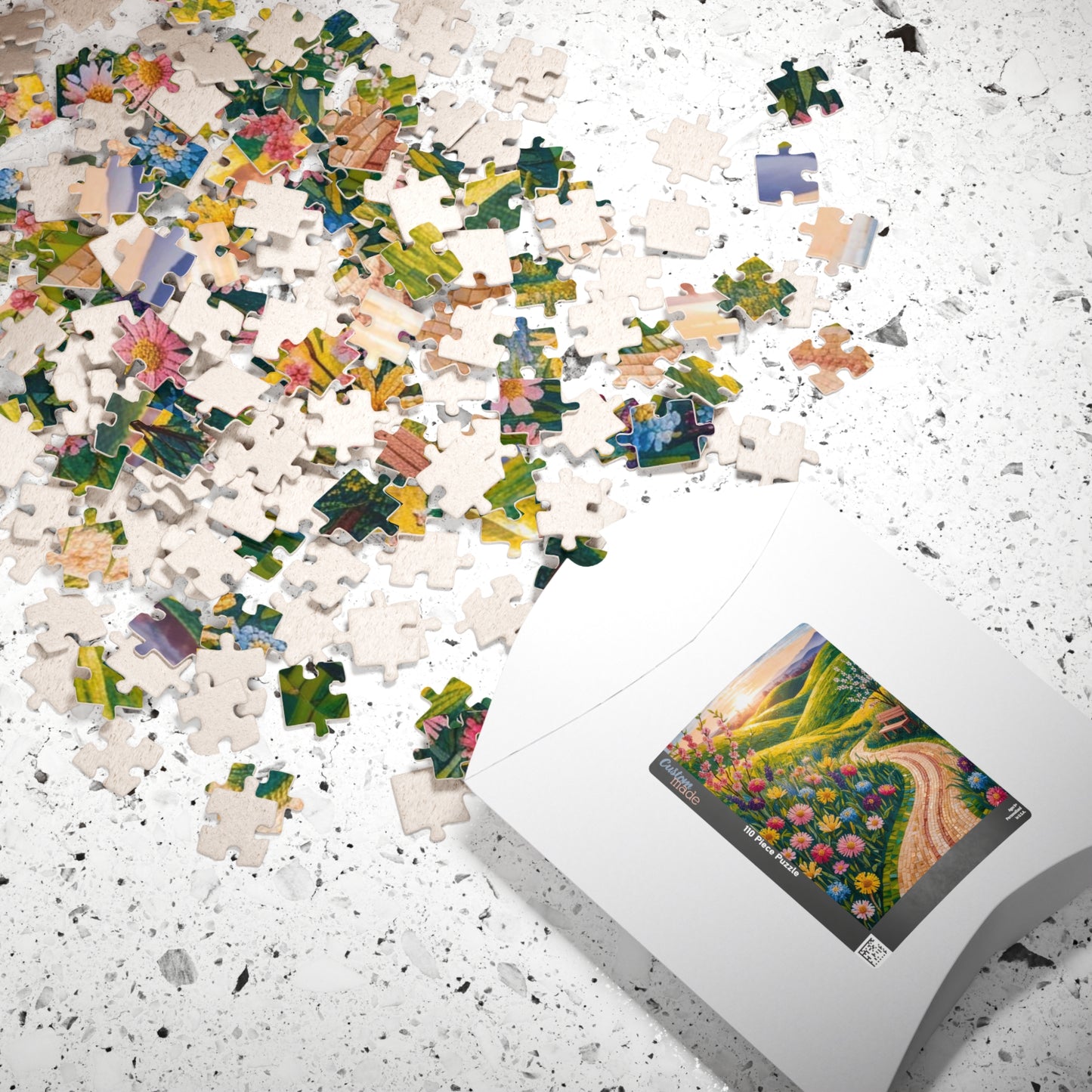 Scenic Garden Mosaic Puzzle, Nature Inspired Landscape Jigsaw Game, Perfect Gift for Family Fun Puzzle The Puzzle Chest
