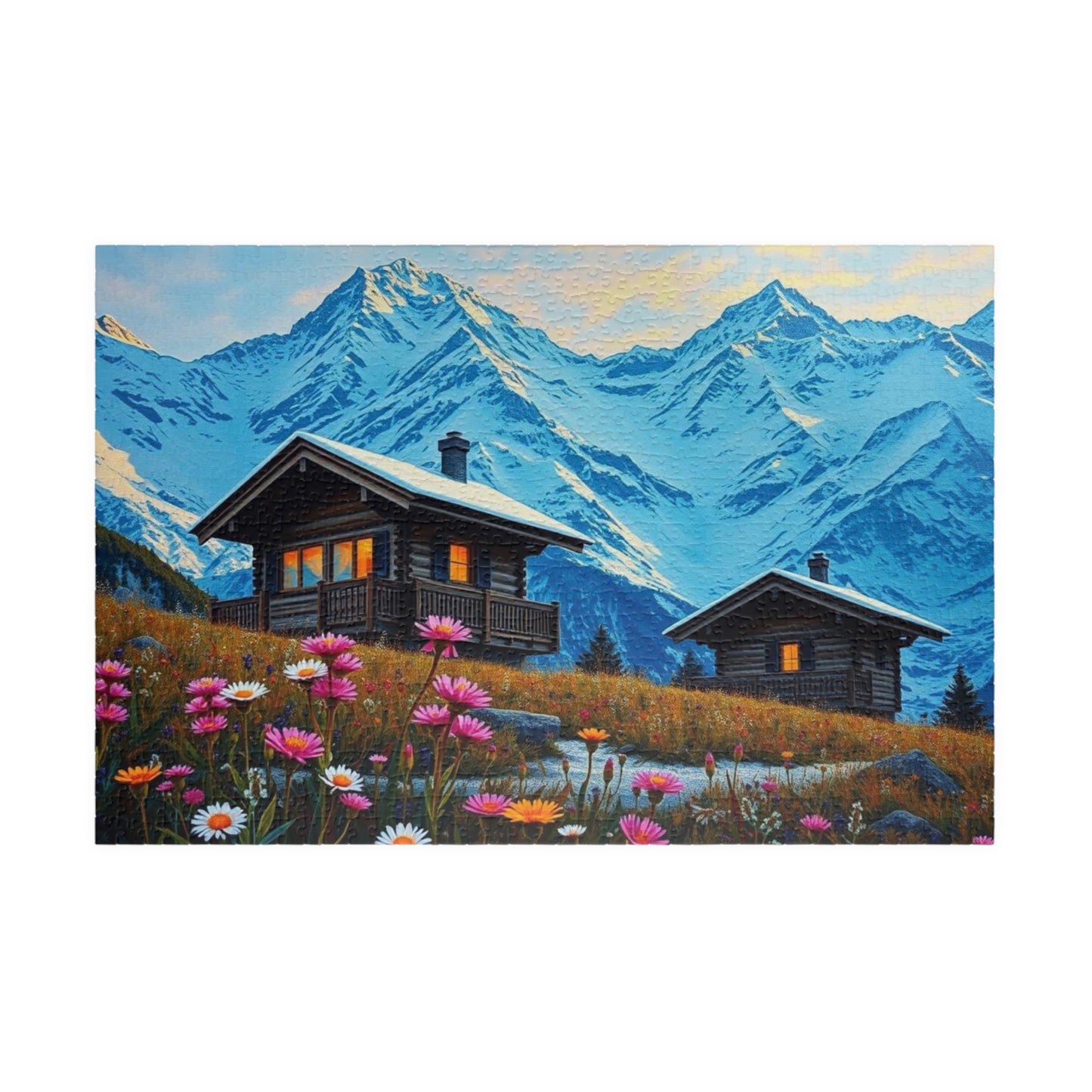 Scenic Mountain Puzzle | 110, 252, 520, 1014-piece | Family Activity, Gifts for Nature Lovers, Cozy Night In, Brain Teaser Fun, 1014 pcs (Horizontal) Puzzle The Puzzle Chest