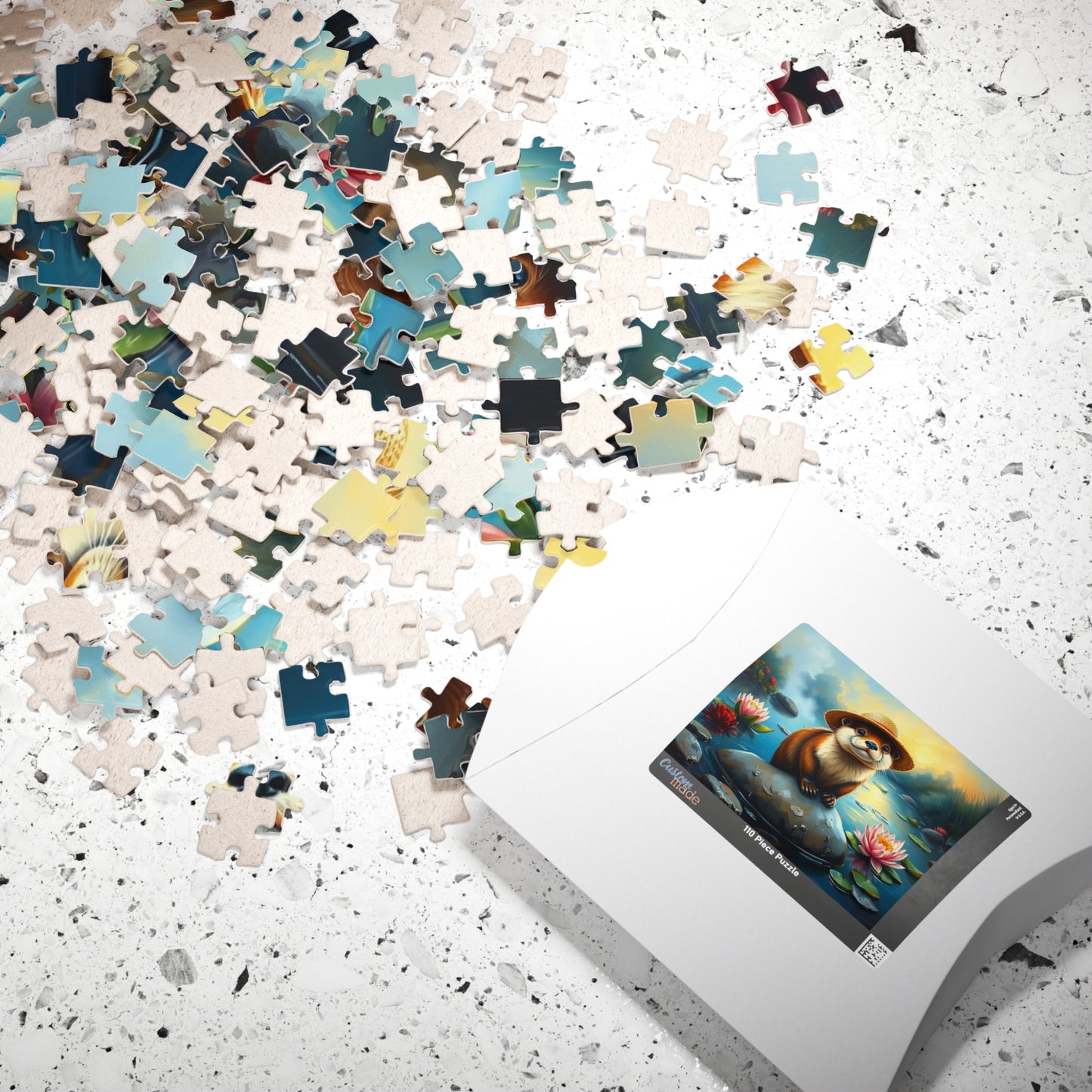Adorable Otter Jigsaw Puzzle - Perfect for Family Fun, Gift for Nature Lover and Puzzle Enthusiasts, Brain Teaser Puzzle The Puzzle Chest