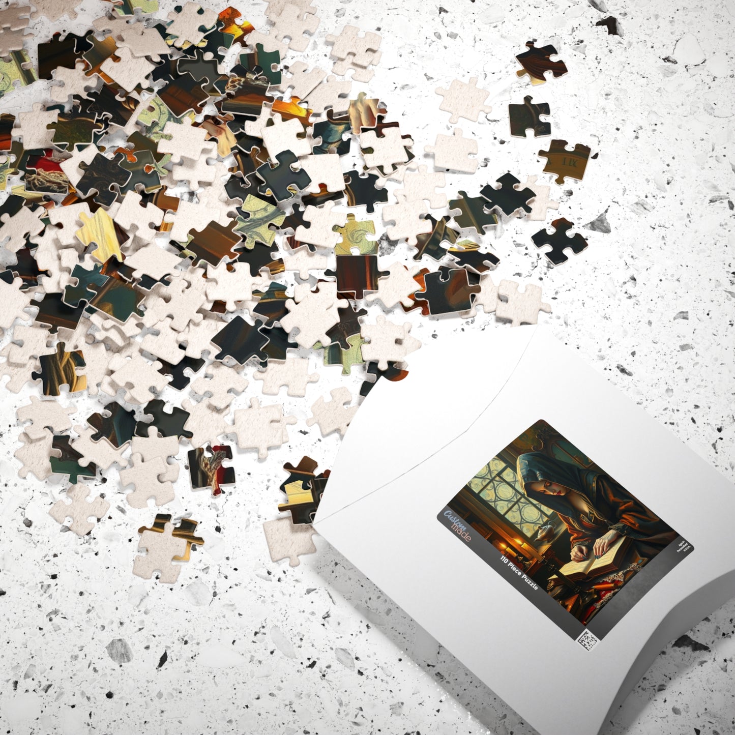 Mystical Gothic Art Puzzle, 110-1014 Piece Study Room Scene, Jigsaw Game for Relaxation, Ideal Gift for Puzzle Lovers, Entertaining Pastime Puzzle The Puzzle Chest