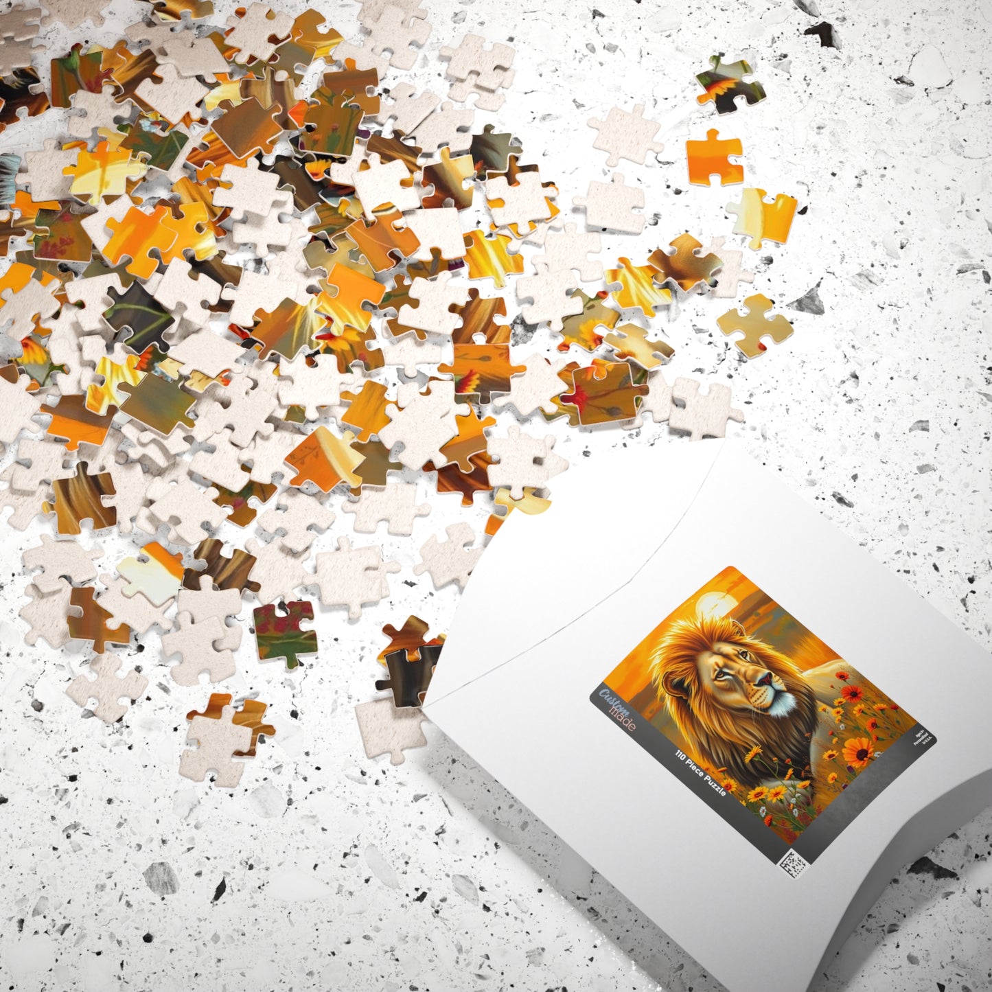 Majestic Lion Puzzle Stunning Wildlife Art, Challenging Jigsaw Game, Gift for Nature Lover Animal Enthusiast, Mindfulness Home Entertainment Puzzle The Puzzle Chest