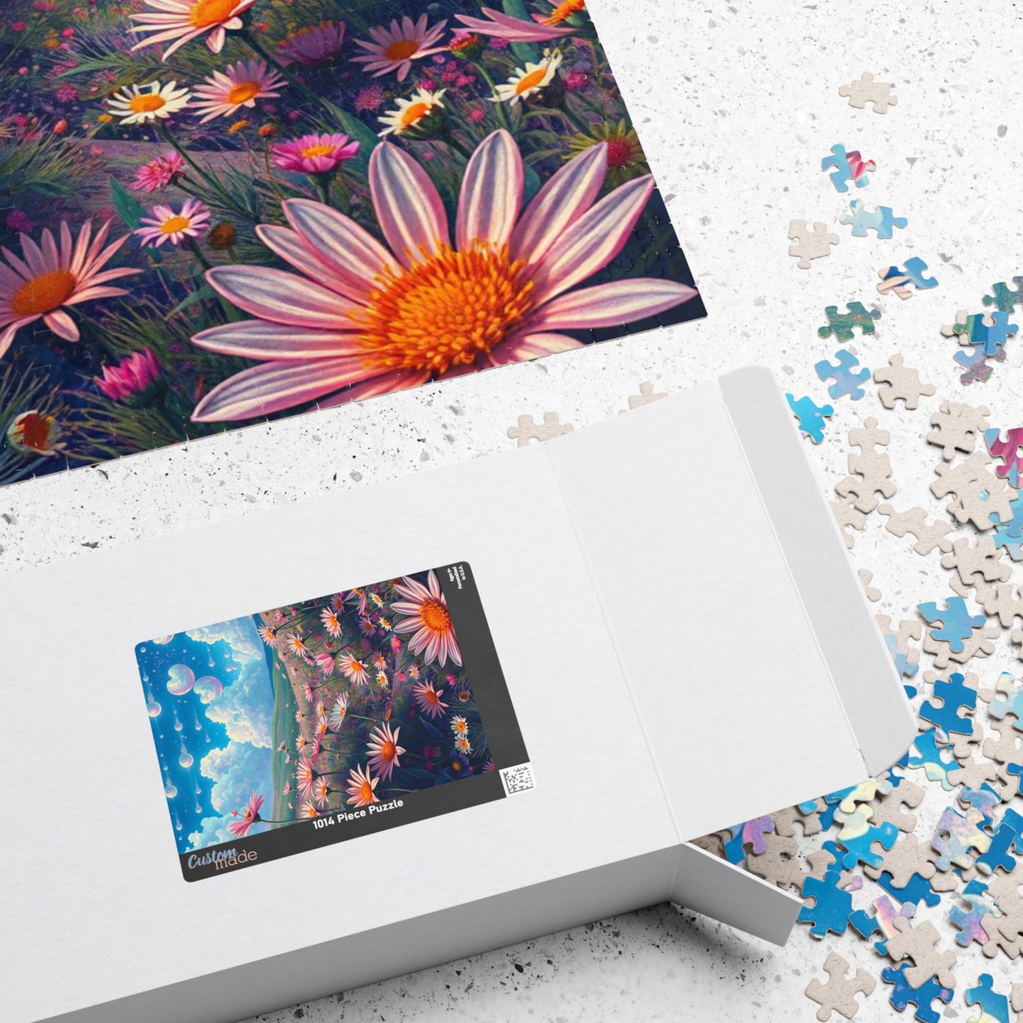 Beautiful Floral Landscape Puzzle | Artistic Jigsaw, Nature-Inspired Gift, Relaxing Activity, Home Decor, Family Fun, Mindfulness Craft Puzzle The Puzzle Chest