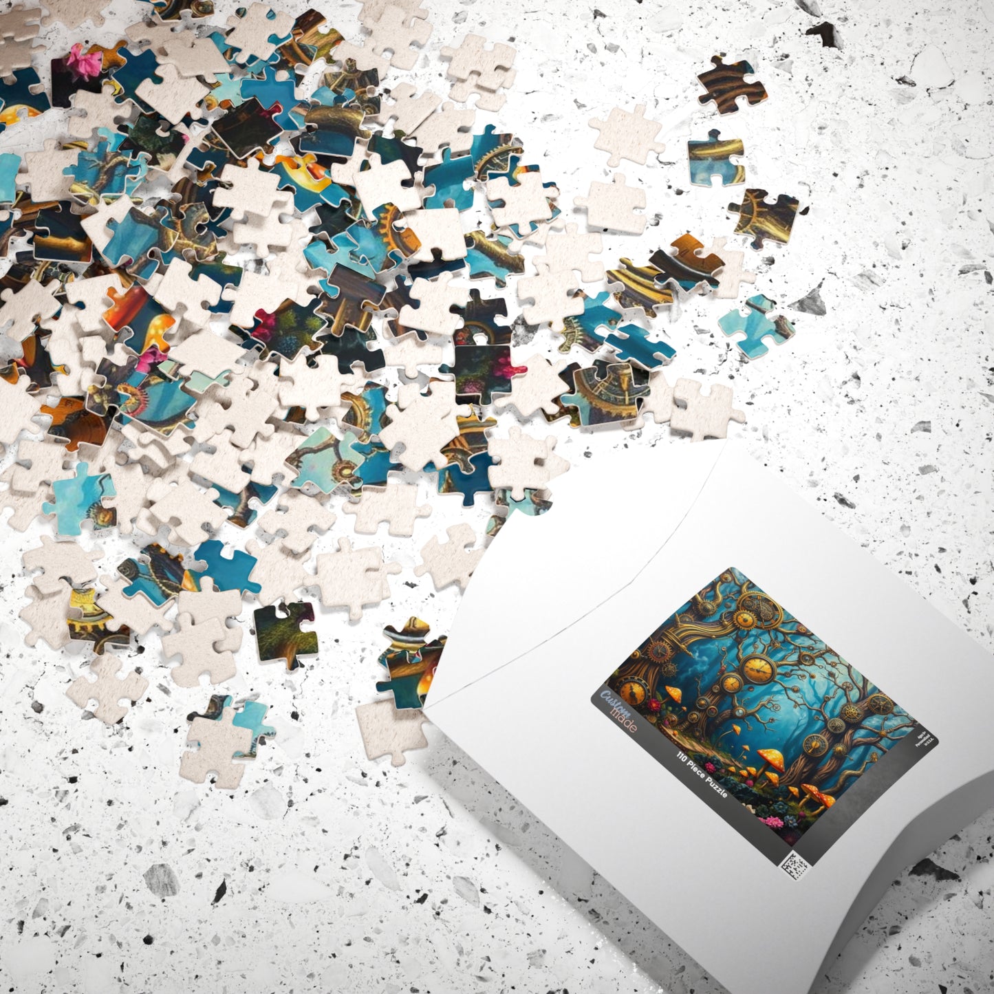 Whimsical Steampunk Puzzle - Enchanting Forest, Mind-Bending Fun, Perfect Gift for Puzzle Lovers, Collectible Art Piece, Family Activity Puzzle The Puzzle Chest