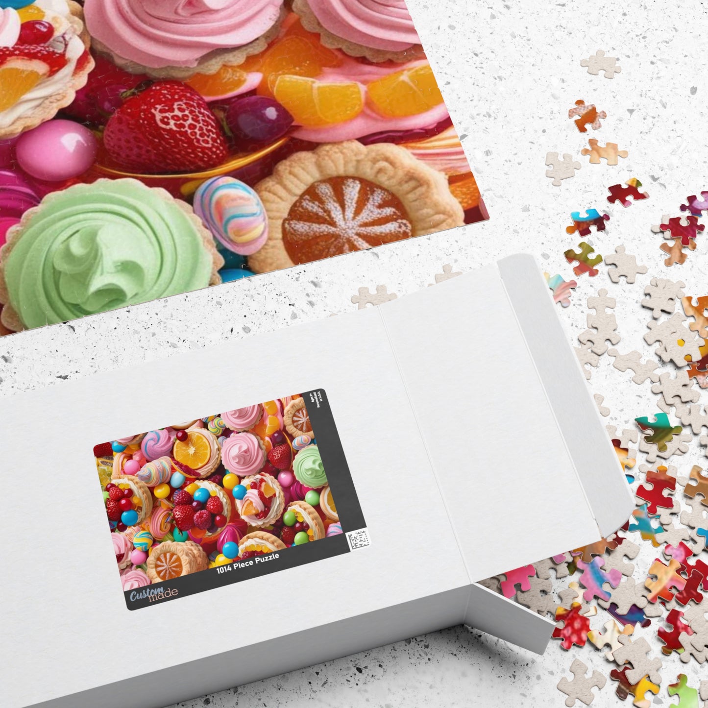 Sweet Treats Collage Puzzle, Perfect for Family or Solo Fun, Birthday Gifts, Rainy Day Entertainment, Holiday Gatherings Puzzle The Puzzle Chest