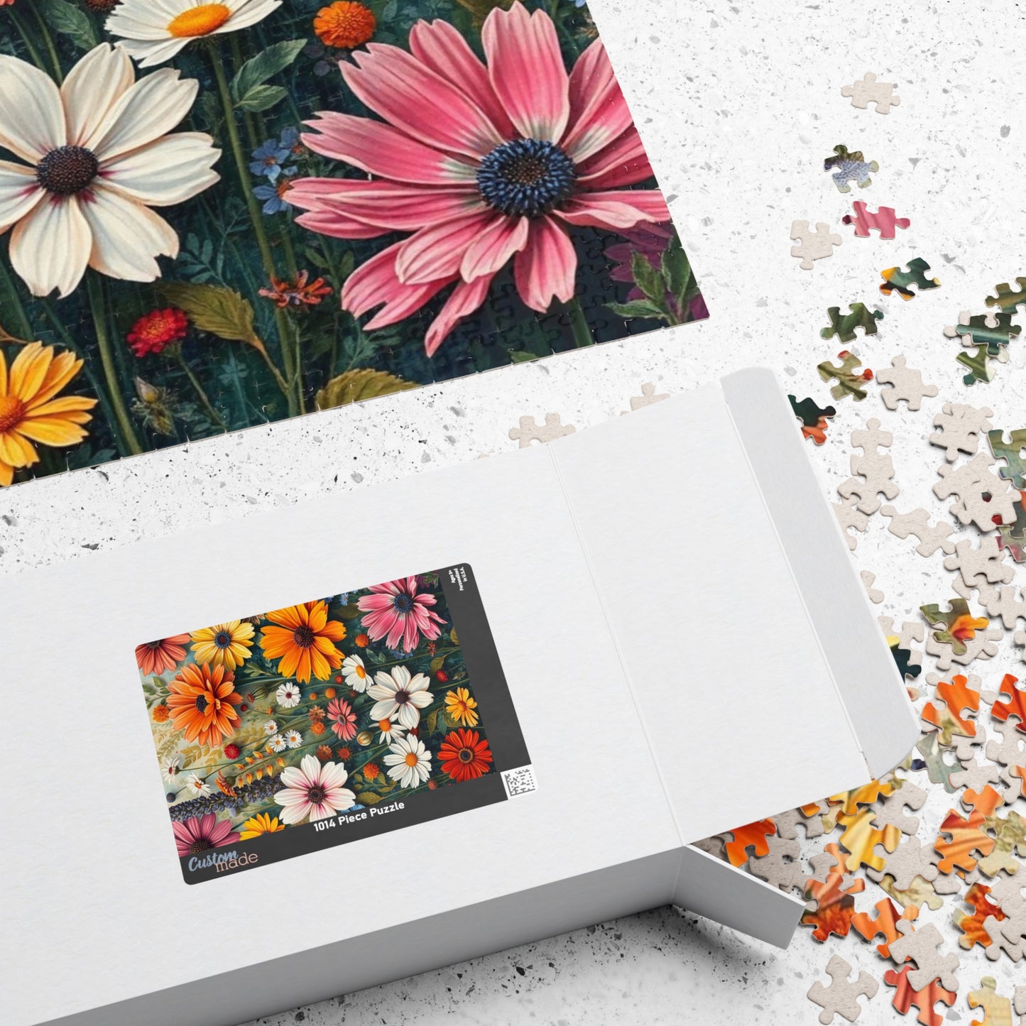 Floral Jigsaw Puzzle, Gift for Flower Lovers, Family Fun Activity, Solo Fun Puzzle The Puzzle Chest
