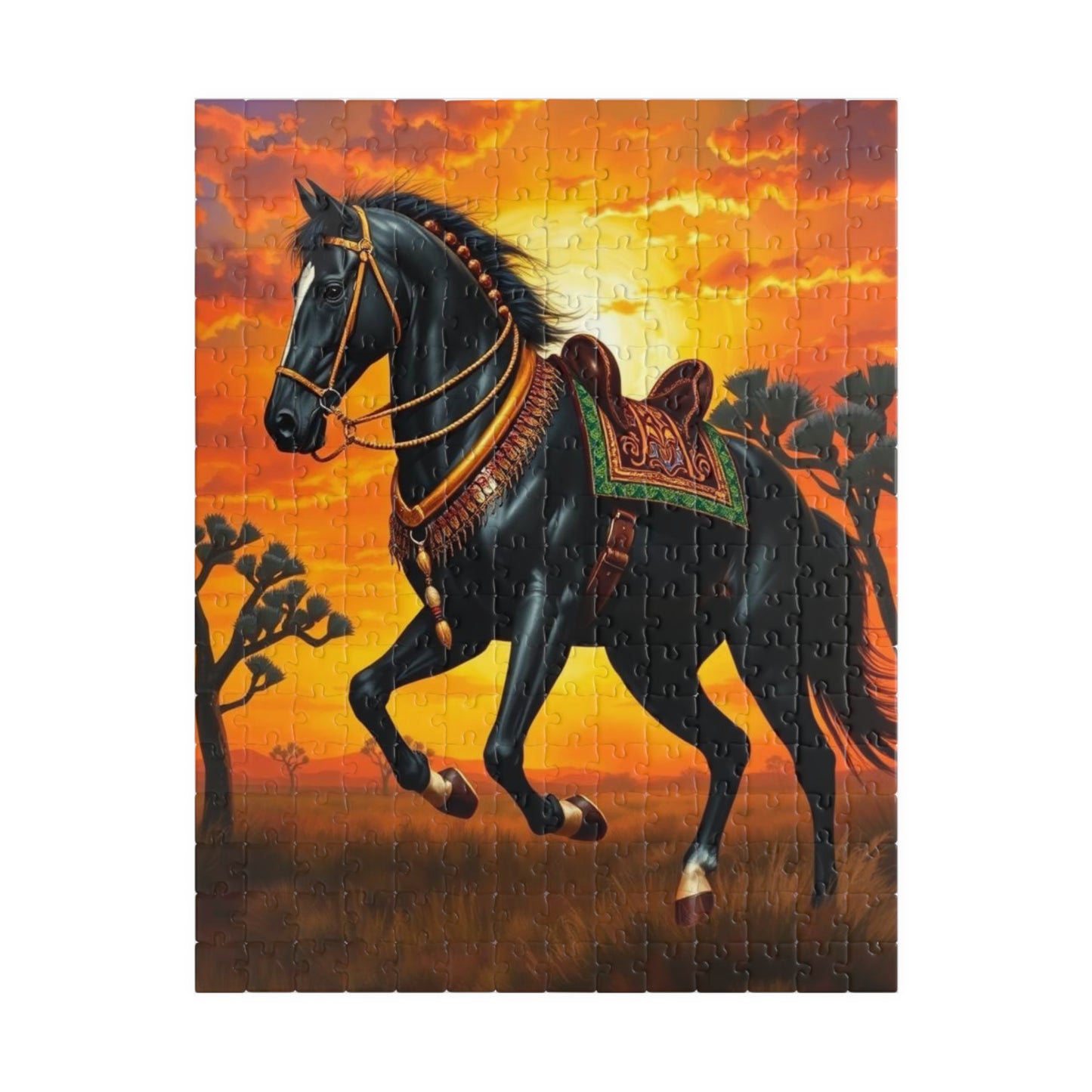 Majestic Horse Puzzle, Equestrian Art Jigsaw, Friend Gift for Horse Lovers, Family Fun Activity, Home Entertainment, Brain Teaser 252 pcs (Vertical) Puzzle The Puzzle Chest