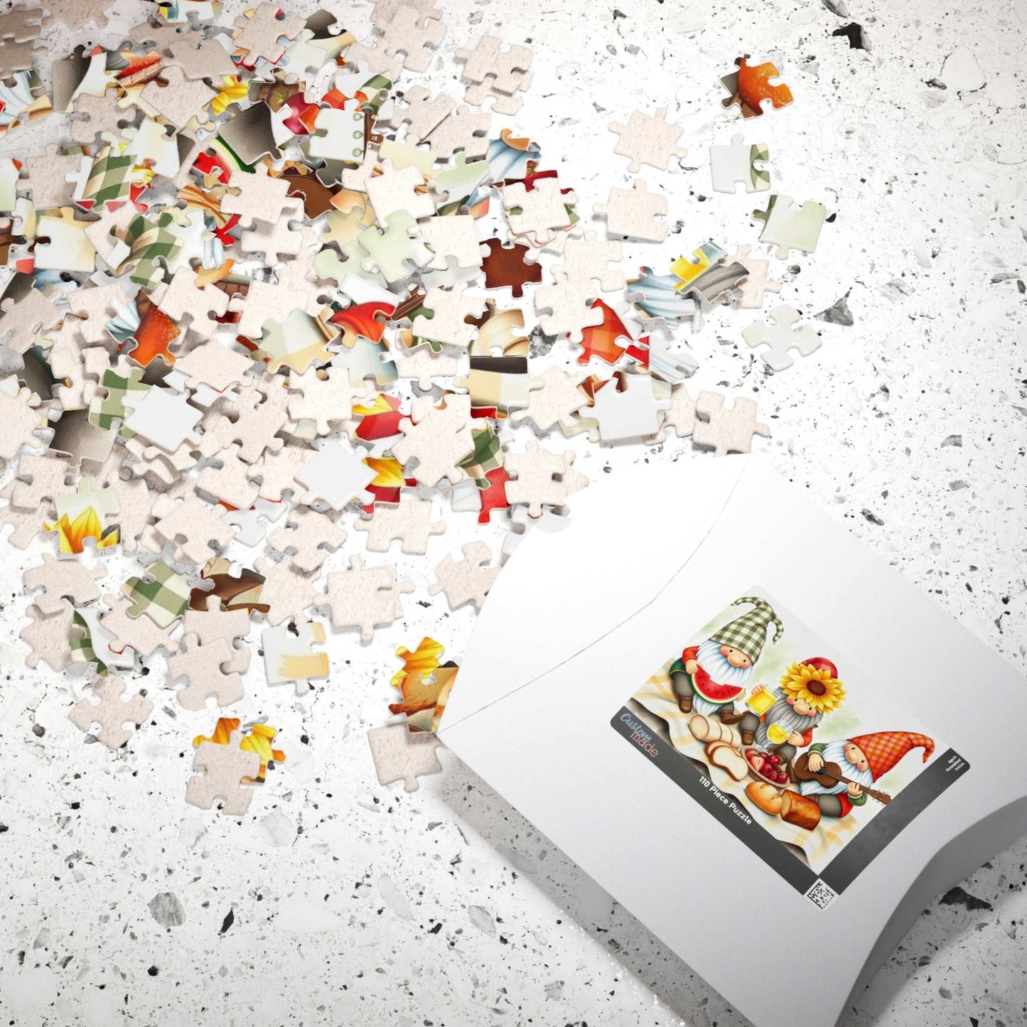 Gnome Picnic Puzzle - Summer Theme Jigsaw Game Puzzle The Puzzle Chest