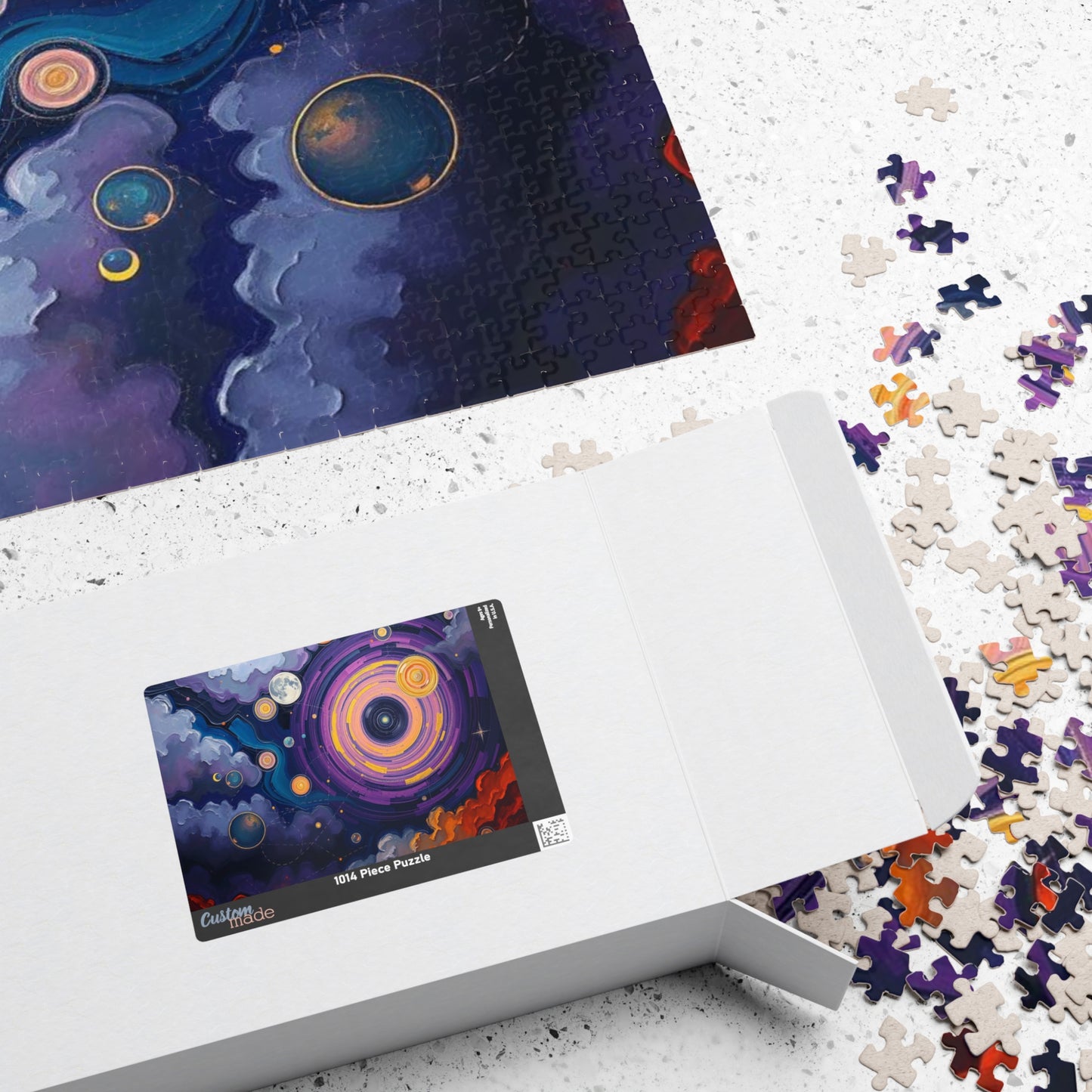 Cosmic Galaxy Abstract Puzzle for Adults, Space-Themed Game for Family Activity, Solo Fun, Holiday or Birthday Gift for Friends Puzzle The Puzzle Chest