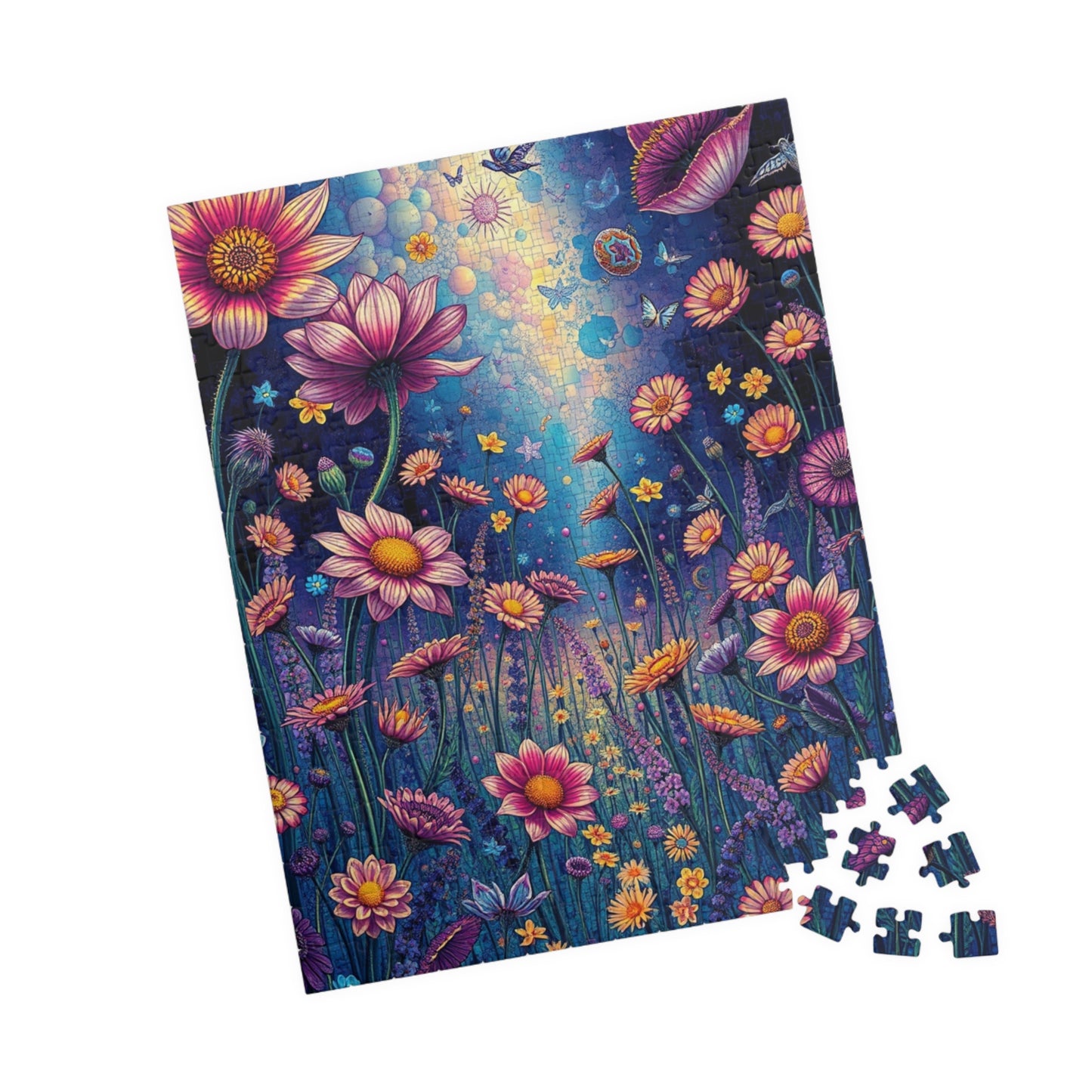 Floral Serenity Puzzle - 110 to 1014 Pieces, Perfect for Family Game Night, Gift for Nature Lovers, Mindful Relaxation, Home Entertainment Puzzle The Puzzle Chest