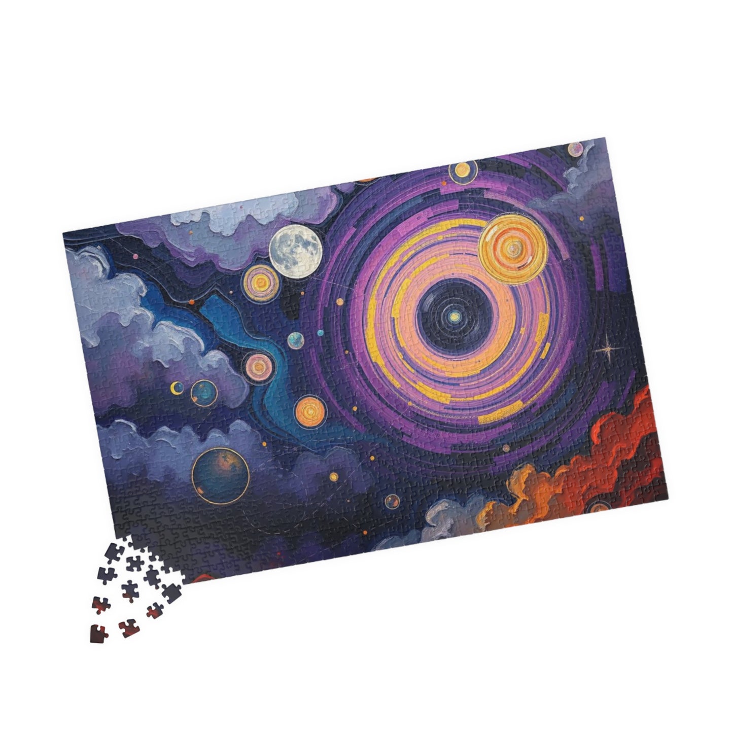 Cosmic Galaxy Abstract Puzzle for Adults, Space-Themed Game for Family Activity, Solo Fun, Holiday or Birthday Gift for Friends Puzzle The Puzzle Chest
