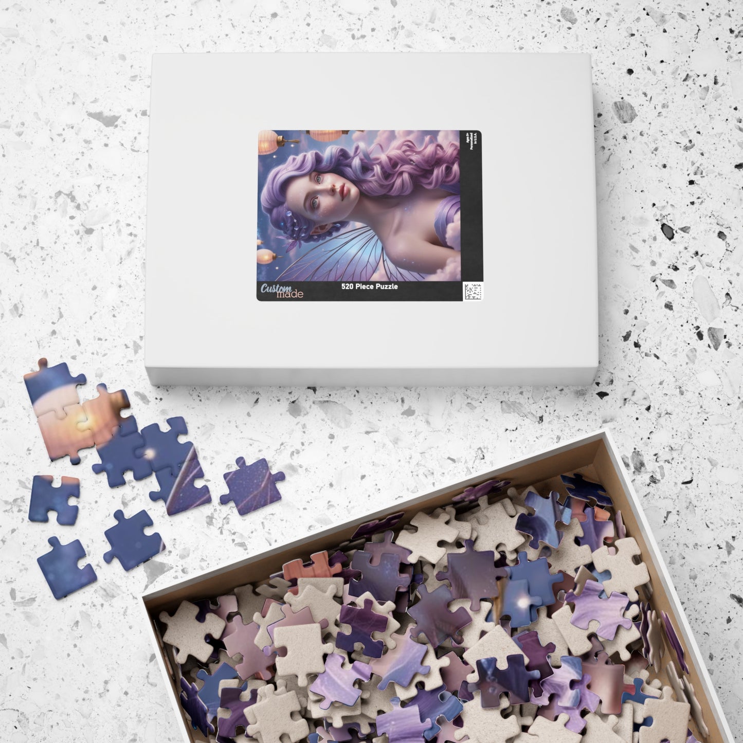 Dreamy Fairy Puzzle, Enchanting Mythical Art Jigsaw Game, Fantasy Gift for Puzzle Lover, Mindfulness Activity, Brain Teaser Puzzle The Puzzle Chest