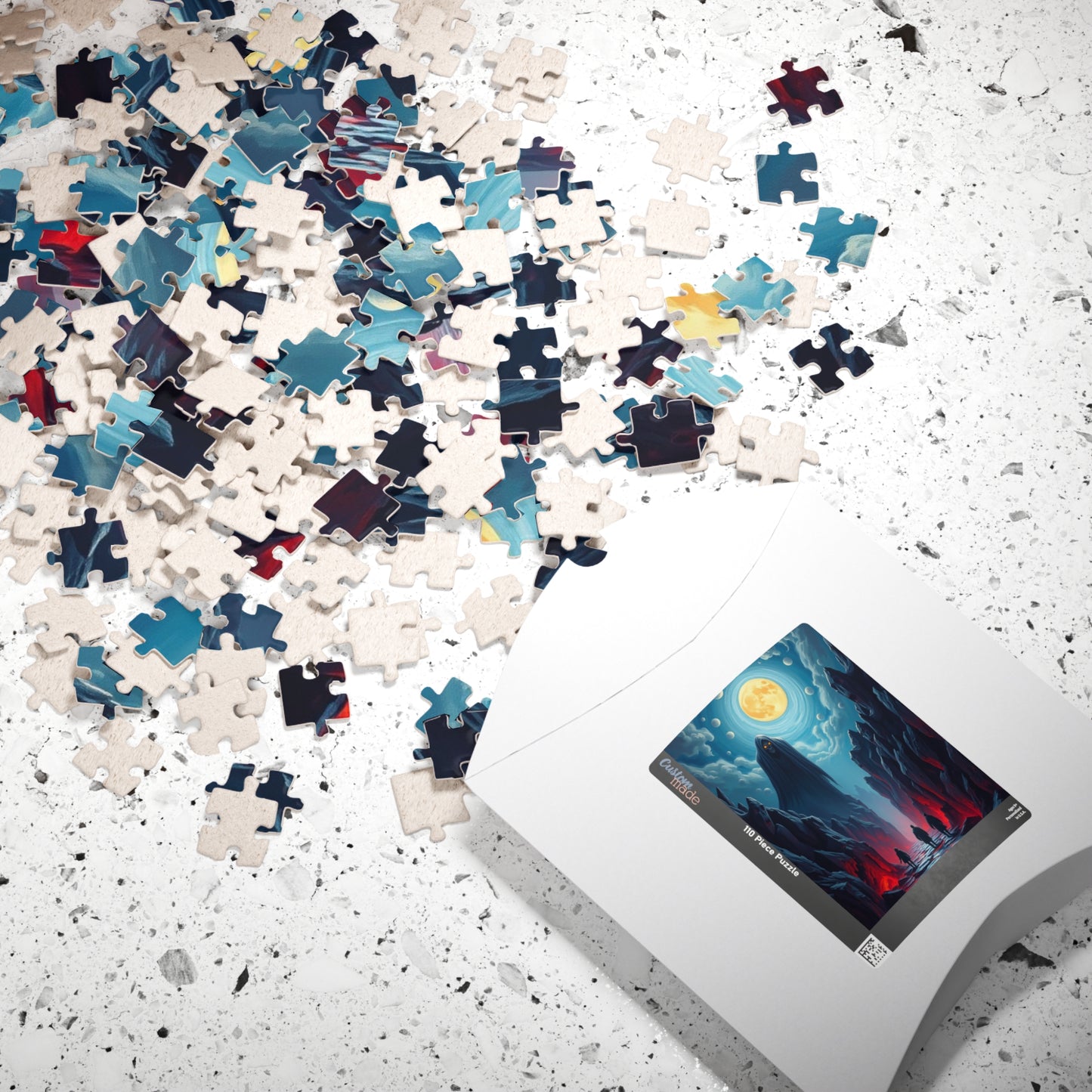 Mystical Moonlight Puzzle, 1014-piece Art Puzzle, Fantasy Scene Game, Unique Gift for Puzzle Lovers, Perfect for Family Nights, Home Decor Puzzle The Puzzle Chest
