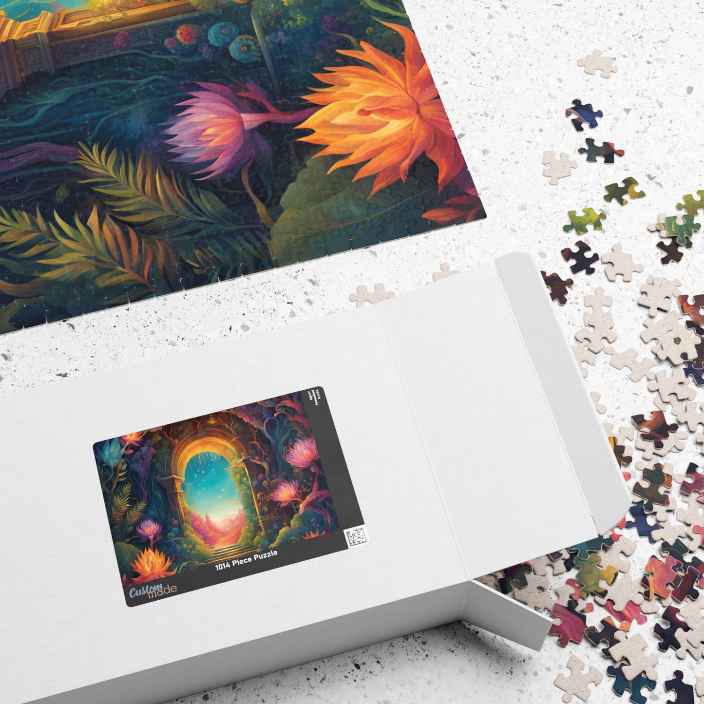 Fantasy Landscape Jigsaw Puzzle, Another World Portal 252 520 1014-Piece, Meditation Activity Stress Relief Game, Puzzle Lover Enthusiast Puzzle The Puzzle Chest