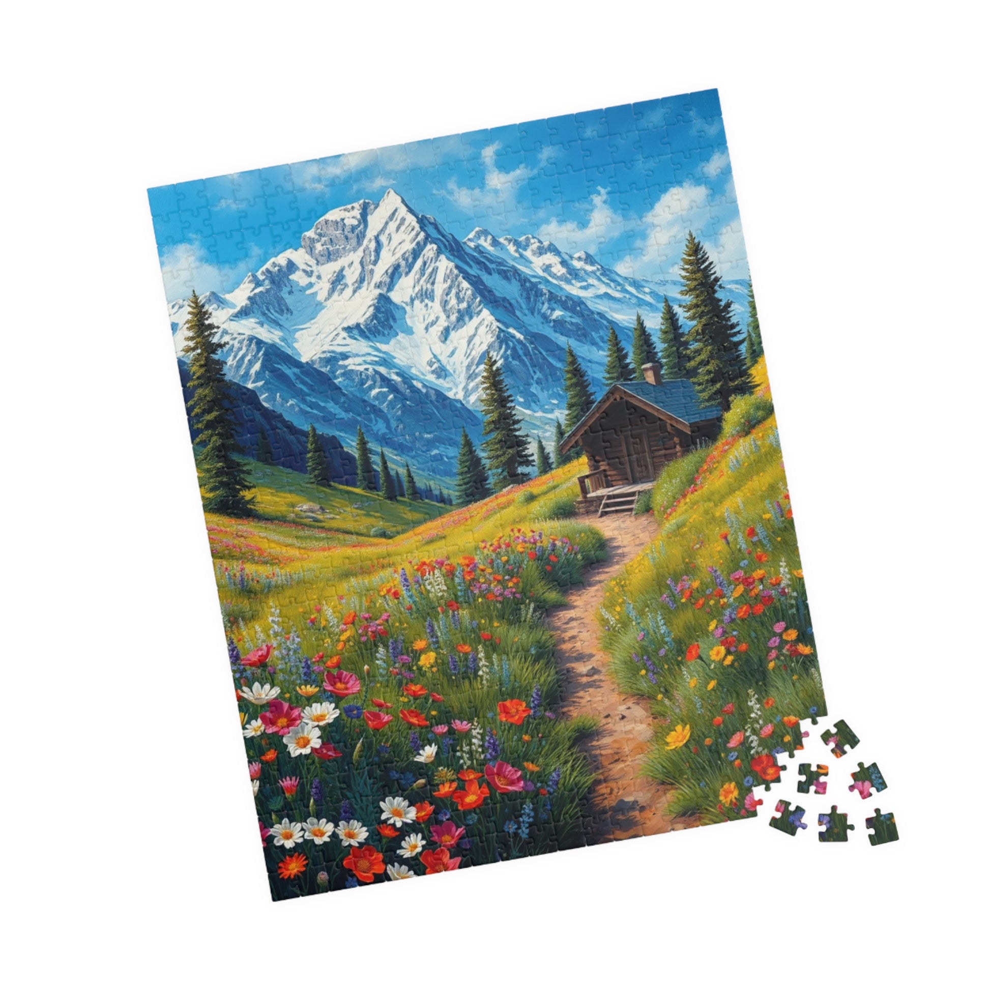 Mountain Landscape Puzzle, Scenic Nature Jigsaw, Perfect Gift for Nature Lovers, Family Game Night, Home Decor Puzzle The Puzzle Chest
