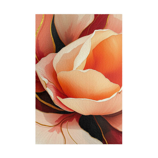 Floral Puzzle - Beautiful Rose Design Jigsaw Puzzle for Flower Lovers, Home Entertainment, Family Fun, Thoughtful Gift for All Occasions 1014 pcs (Vertical) Puzzle The Puzzle Chest